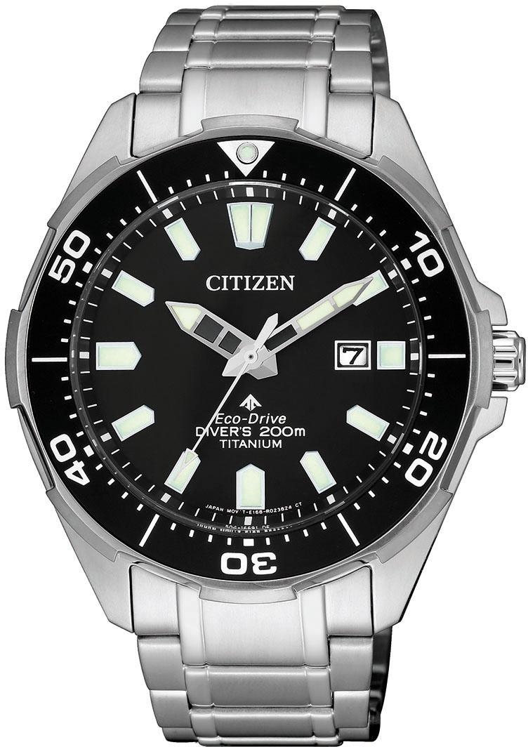 Citizen Taucheruhr »Promaster, BN0200-81E«, Armbanduhr, Herrenuhr, Solar, Titan, bis 20 bar wasserdicht, Datum