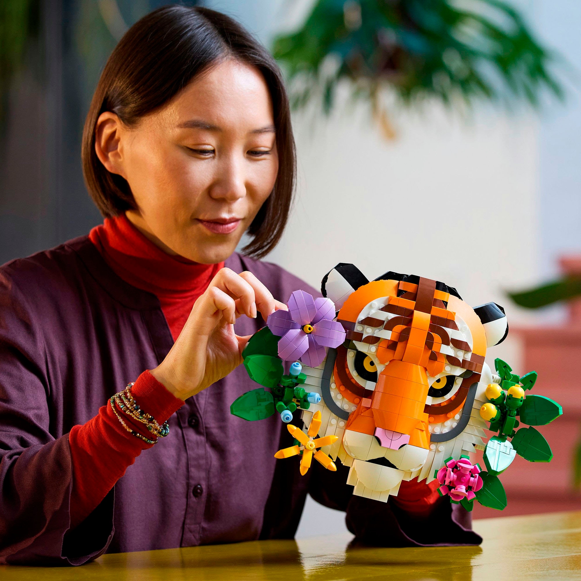 LEGO® Konstruktionsspielsteine »Fauna Collection - Tiger (31217), LEGO ART«, (744 St.), Made in Europe