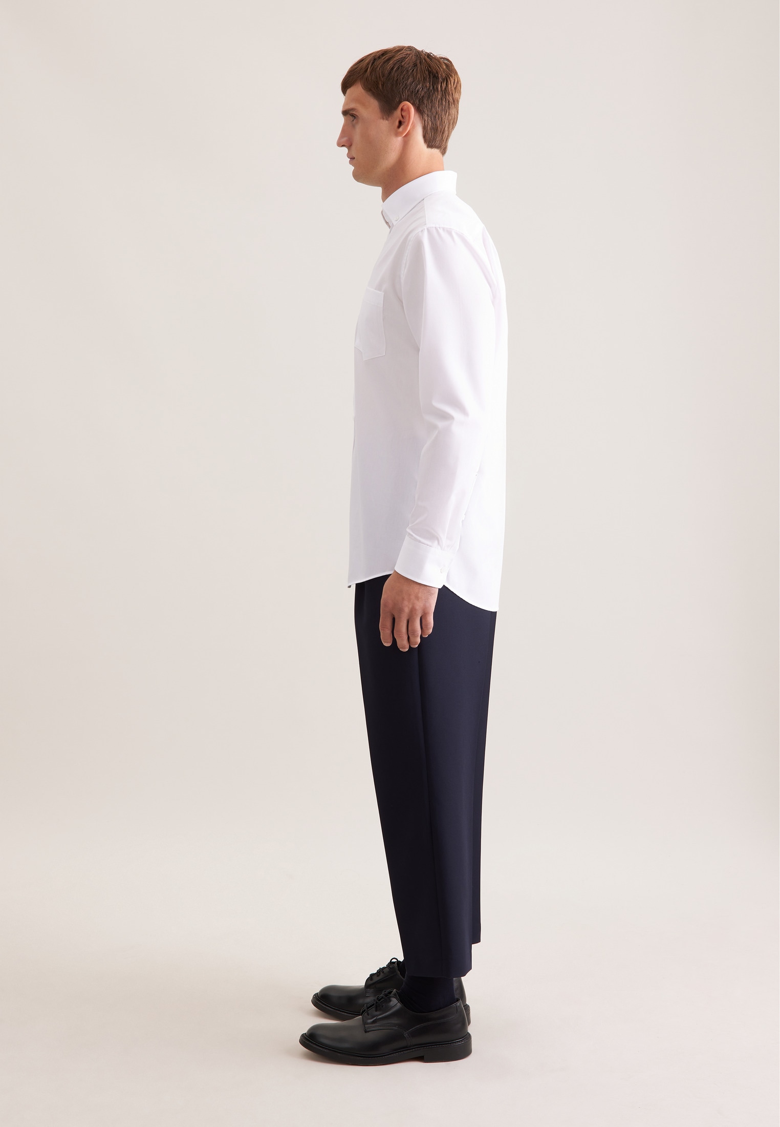 seidensticker Businesshemd »Schwarze Rose« Regular 1/1 Button-Down-Kragen Uni