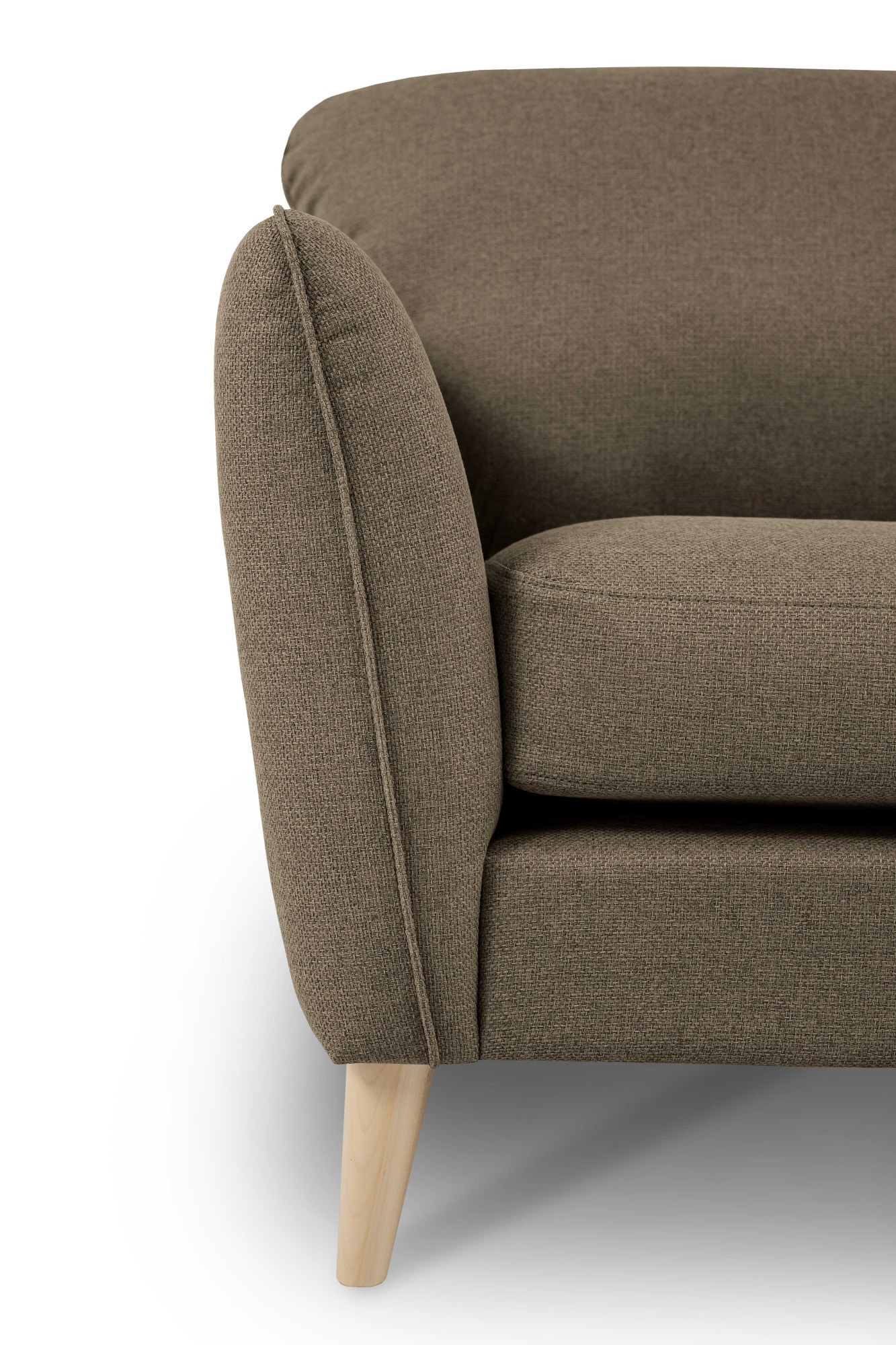 Home affaire 2-Sitzer »MARSEILLE Sofa 170 cm«, mit Massivholzbeinen aus Eiche, verschiedene Bezüge und Farbvarianten