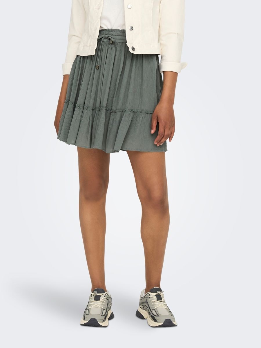 Bild von ONLY Minirock »ONLIBIZA LIFE SHORT SKIRT WVN NOOS«, mit Volant