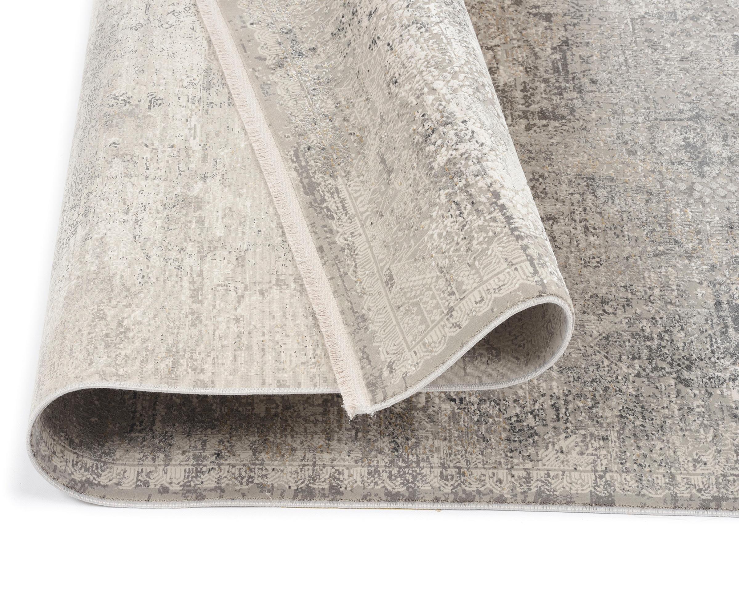 Musterring Teppich   ¦ grau ¦ Viskose,Synthetische Fasern ¦ Maße (cm): B: 8 günstig online kaufen