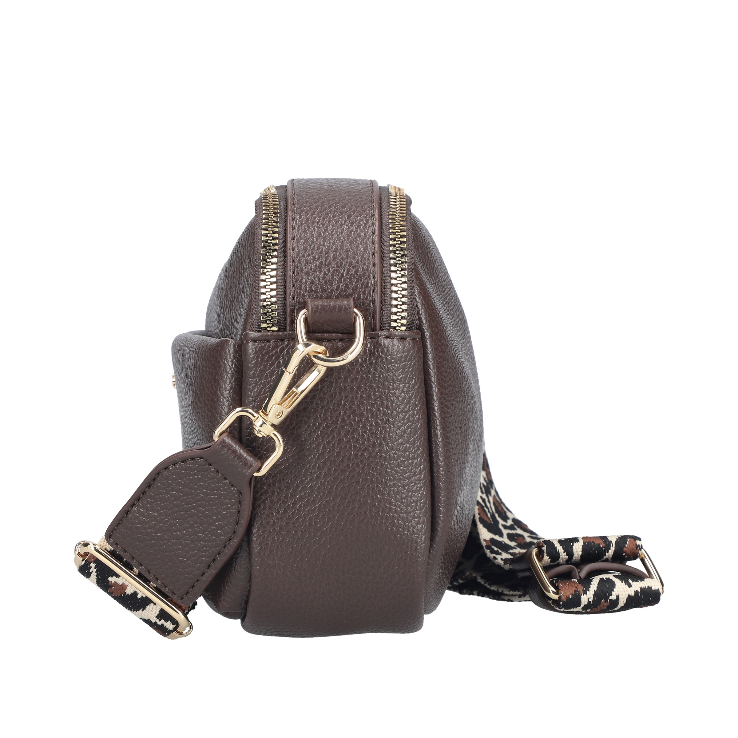 Rieker Umhängetasche Damen Schultertasche, Handtasche mit zwei Reißverschlüssen