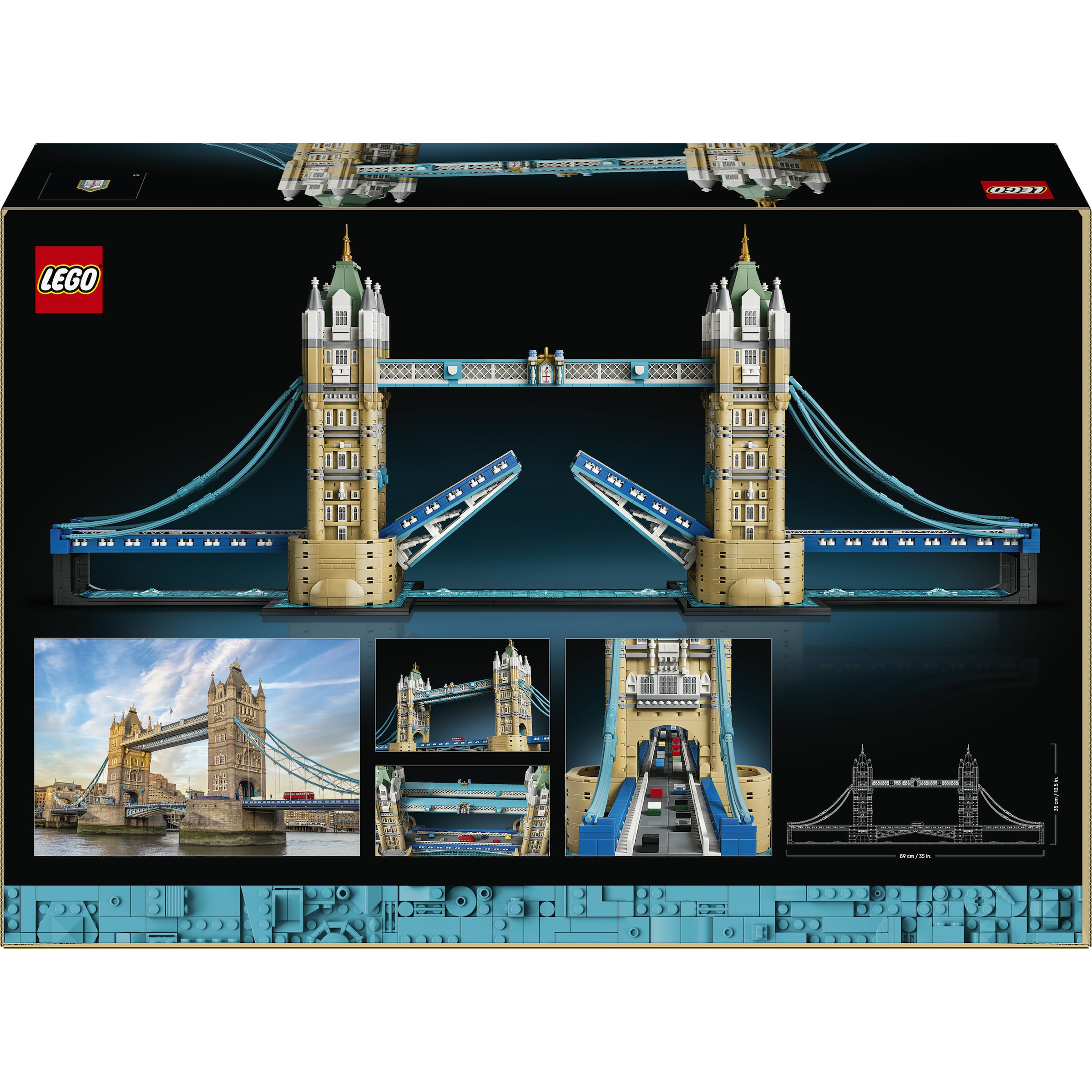 LEGO® Konstruktionsspielsteine »Tower Bridge (21067), LEGO LEGO Architecture« Made in Europe