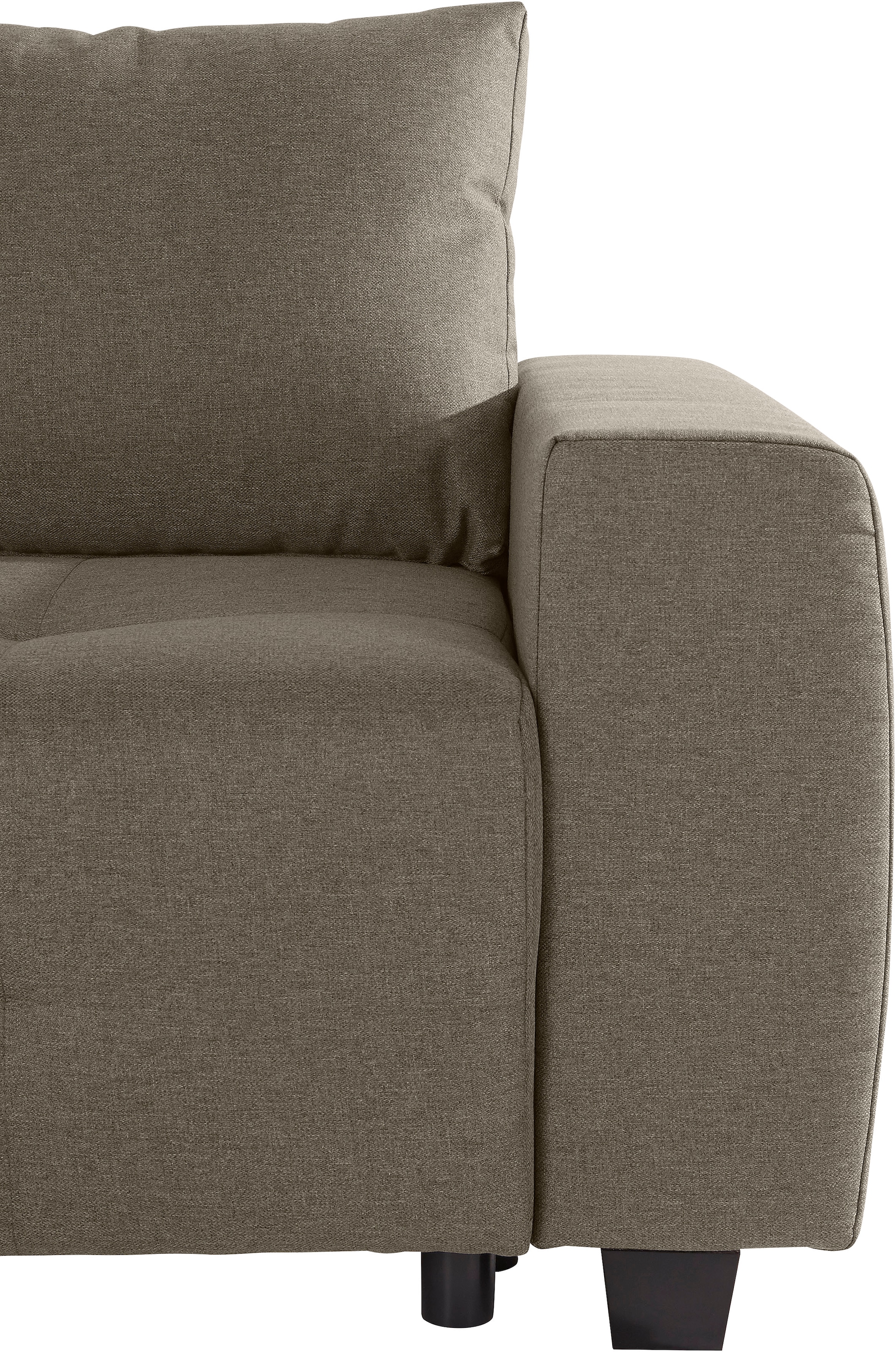 COLLECTION AB Schlafsofa »Bella«, mit Bettfunktion und Bettkasten, inkl. loser Rücken- und Zierkissen