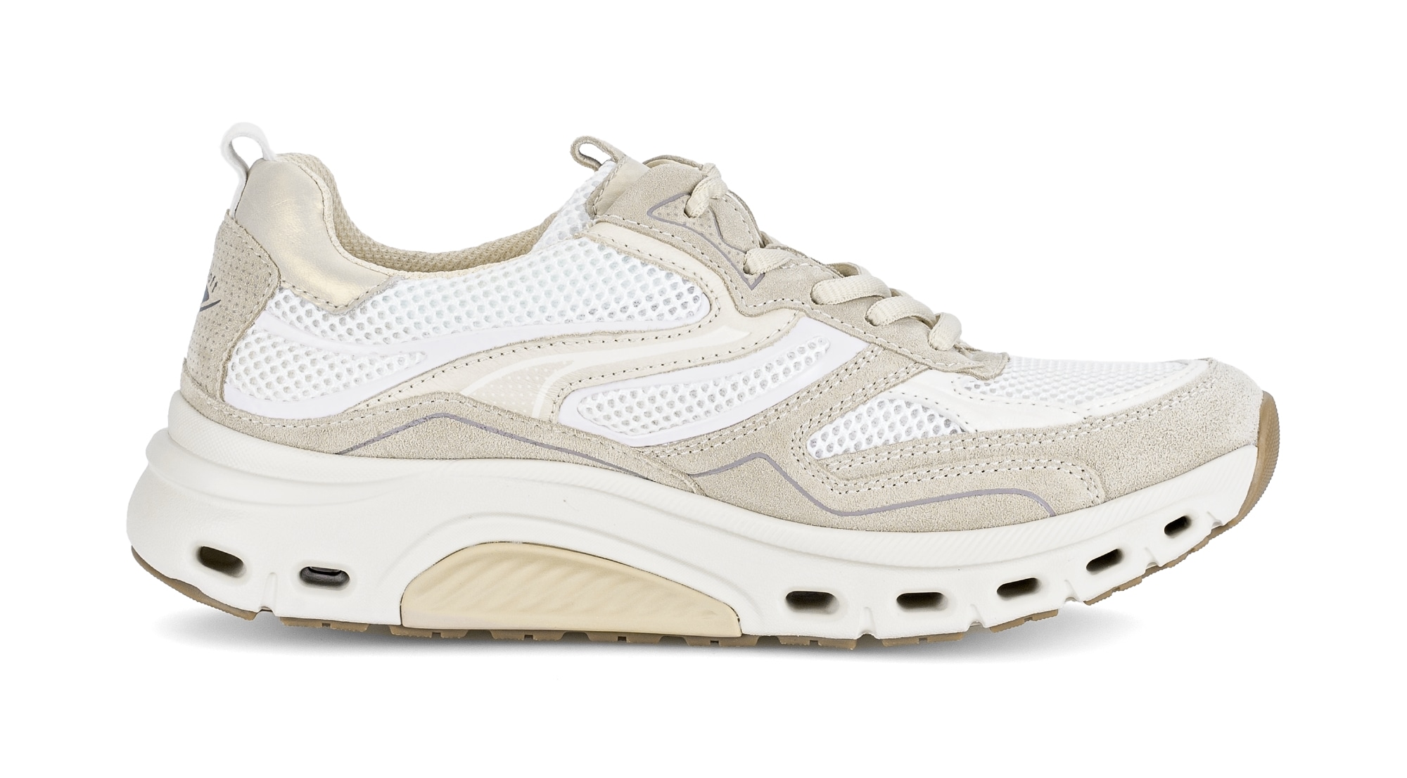 rollingsoft Keilsneaker  , Freizeitschuh, Halbschuh, Schnürschuh mit weichem Schaftrand