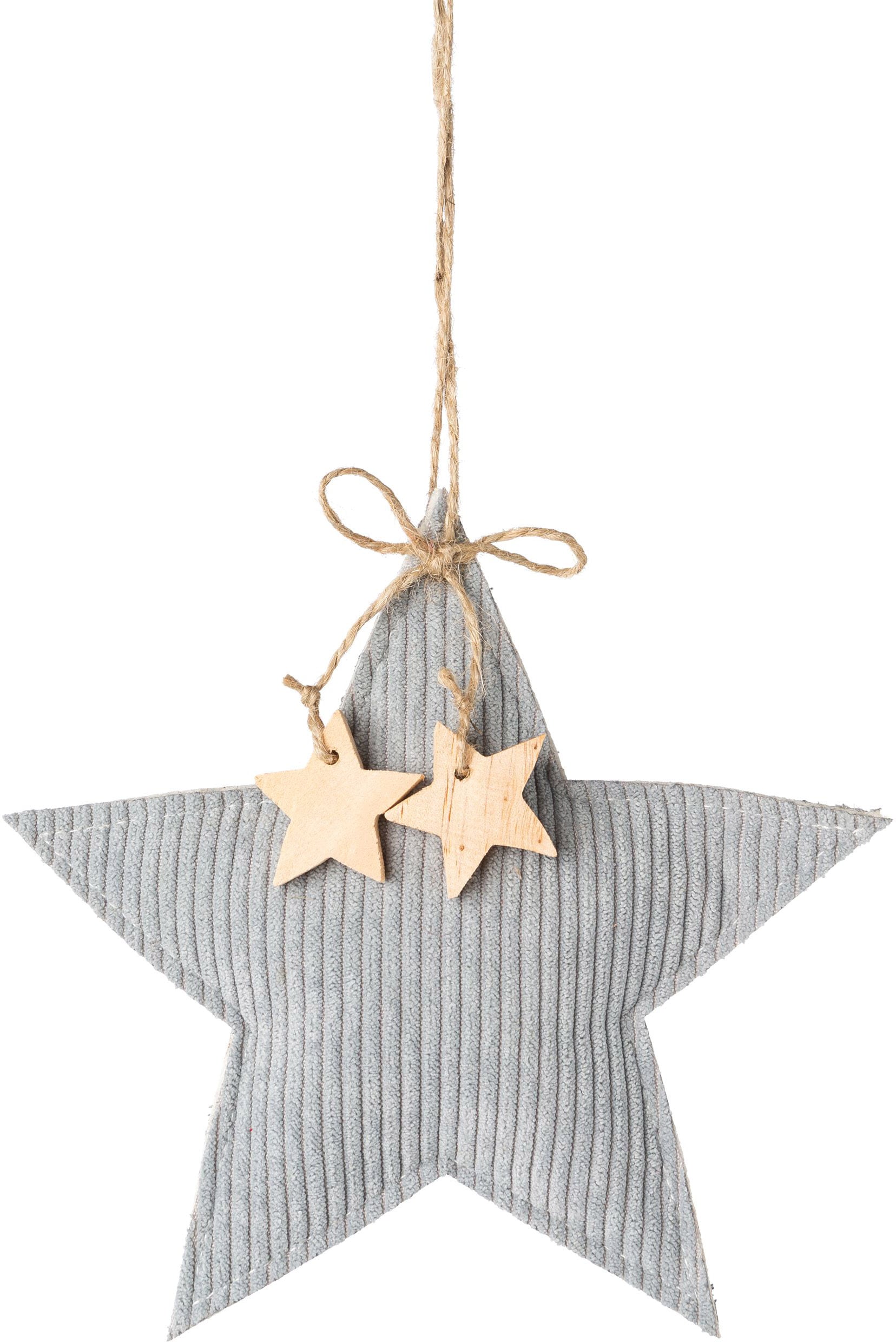 Creativ deco Baumbehang »Weihnachtsdeko, Dekohänger«, (6 St.), 3 Styles mit den Maßen ca. 14x14x2,5/18x11,5x2,5/17,5x17,5x2,5 cm