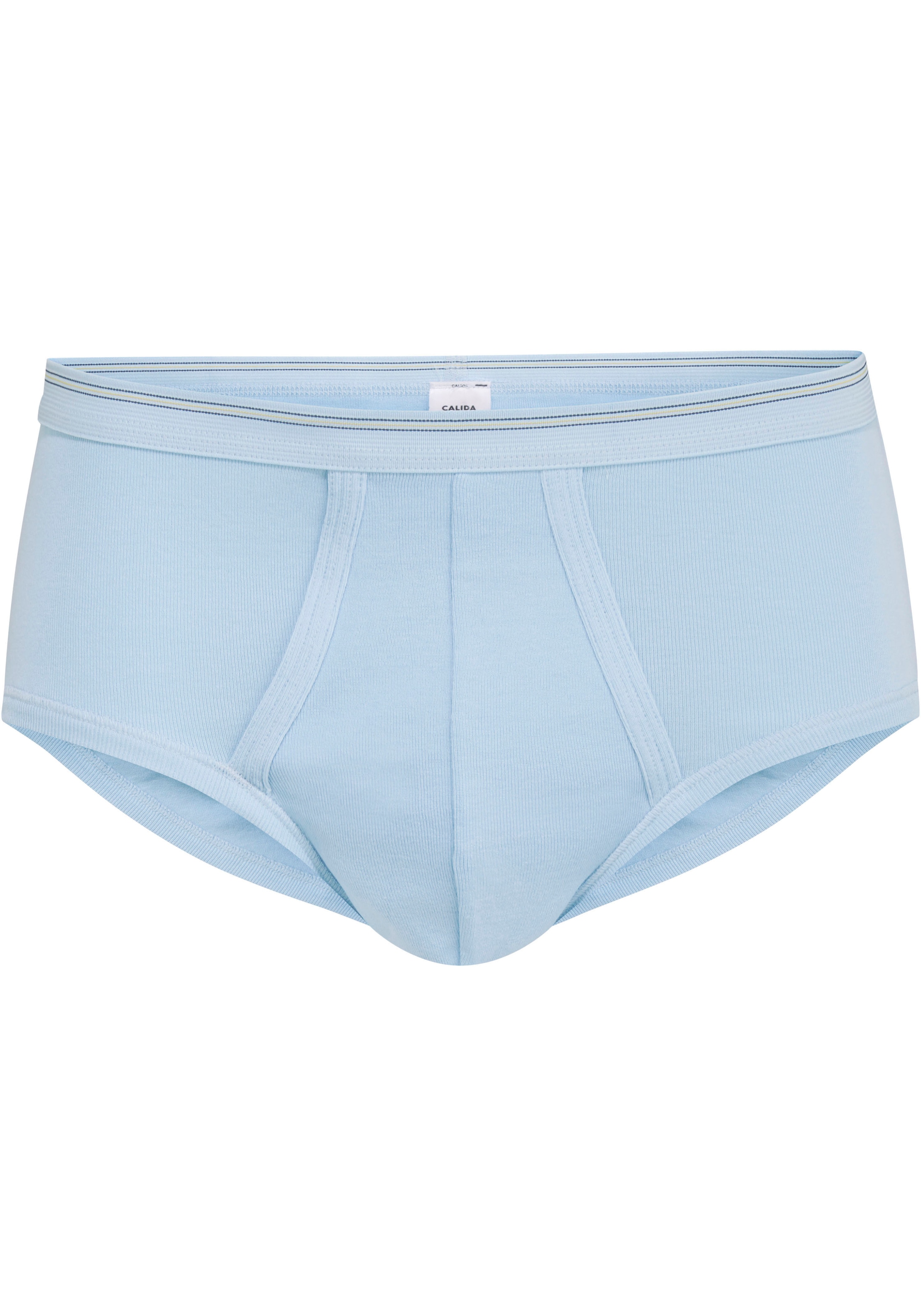 CALIDA Midislip »Twisted Cotton« mit Eingriff, Pure Cotton, Feinripp, weich