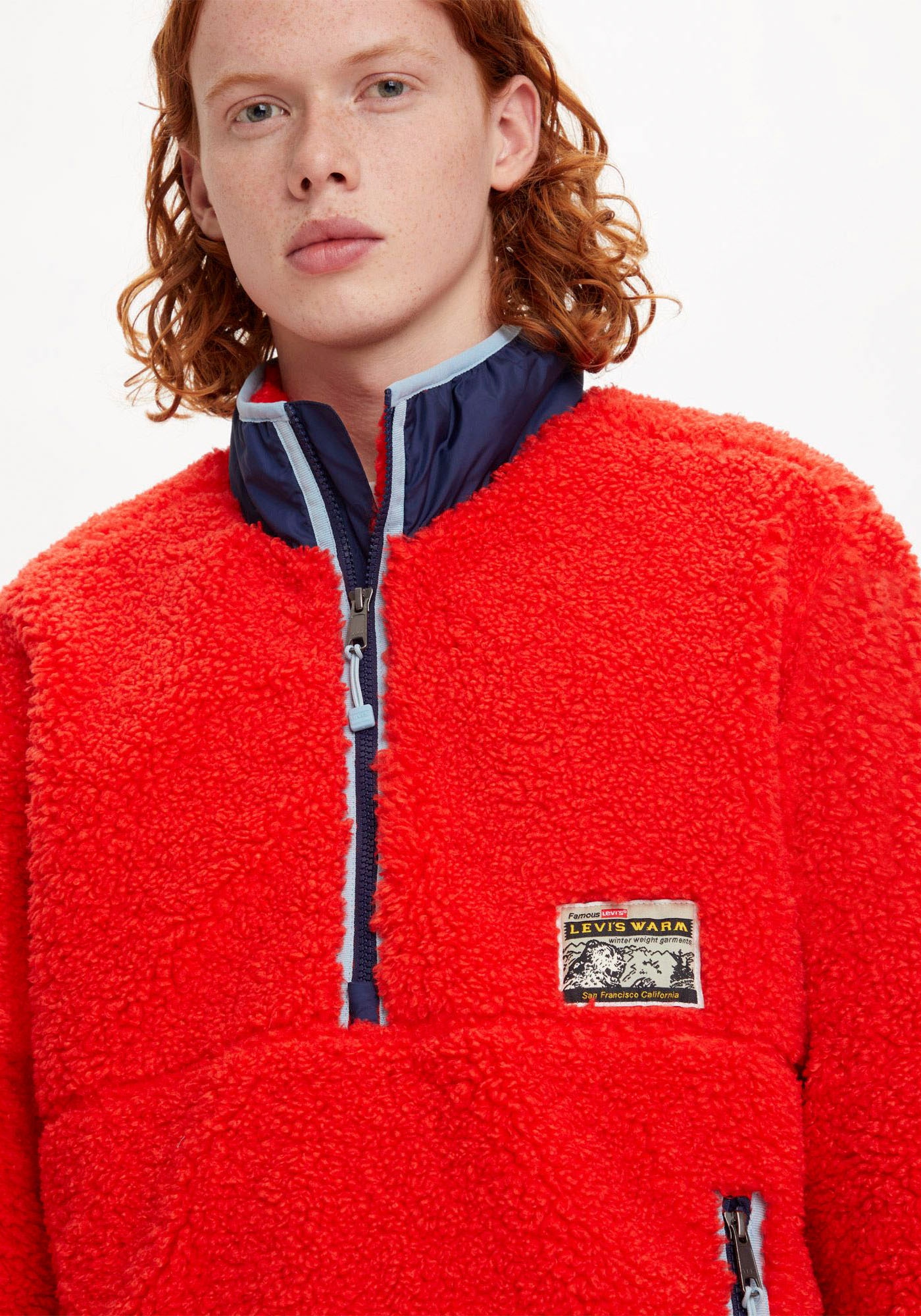Levi's® Fellimitatjacke »LAKESIDE MOCK NECK«, aus wärmender Sherpa-Qualität