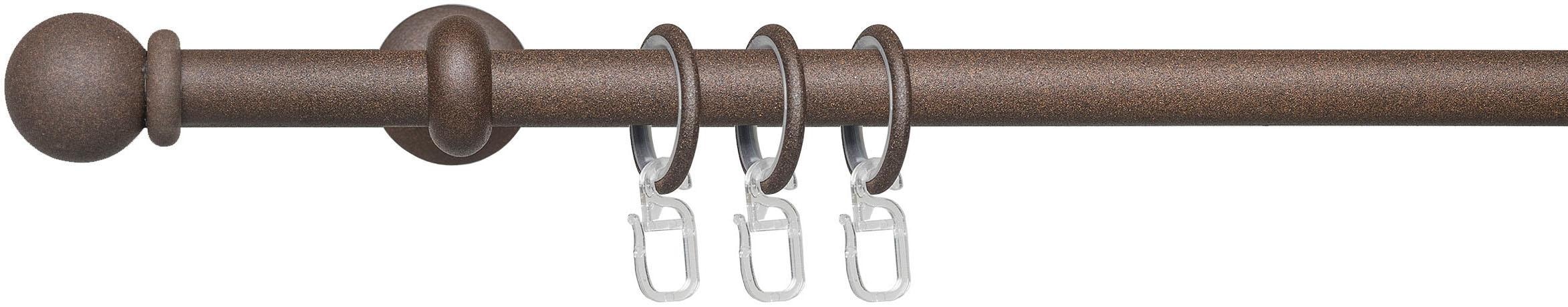 Liedeco Gardinenstange »Esp Kugel« Ø 16 mm 1 läufig-läufig Fixmaß 1-läufig günstig online kaufen