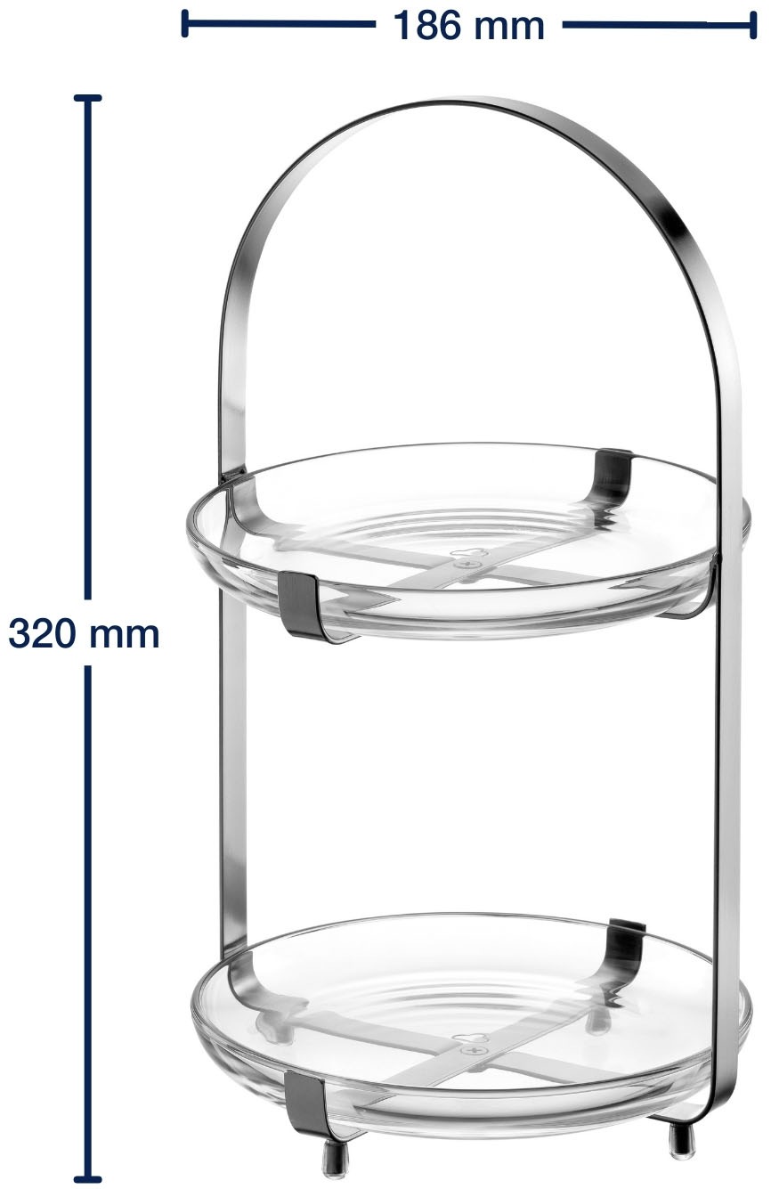 LEONARDO Etagere »CUCINA, 2 stufig - Höhe 32 cm«, Servieretagere mehrstöckig, zum Servieren und Präsentieren
