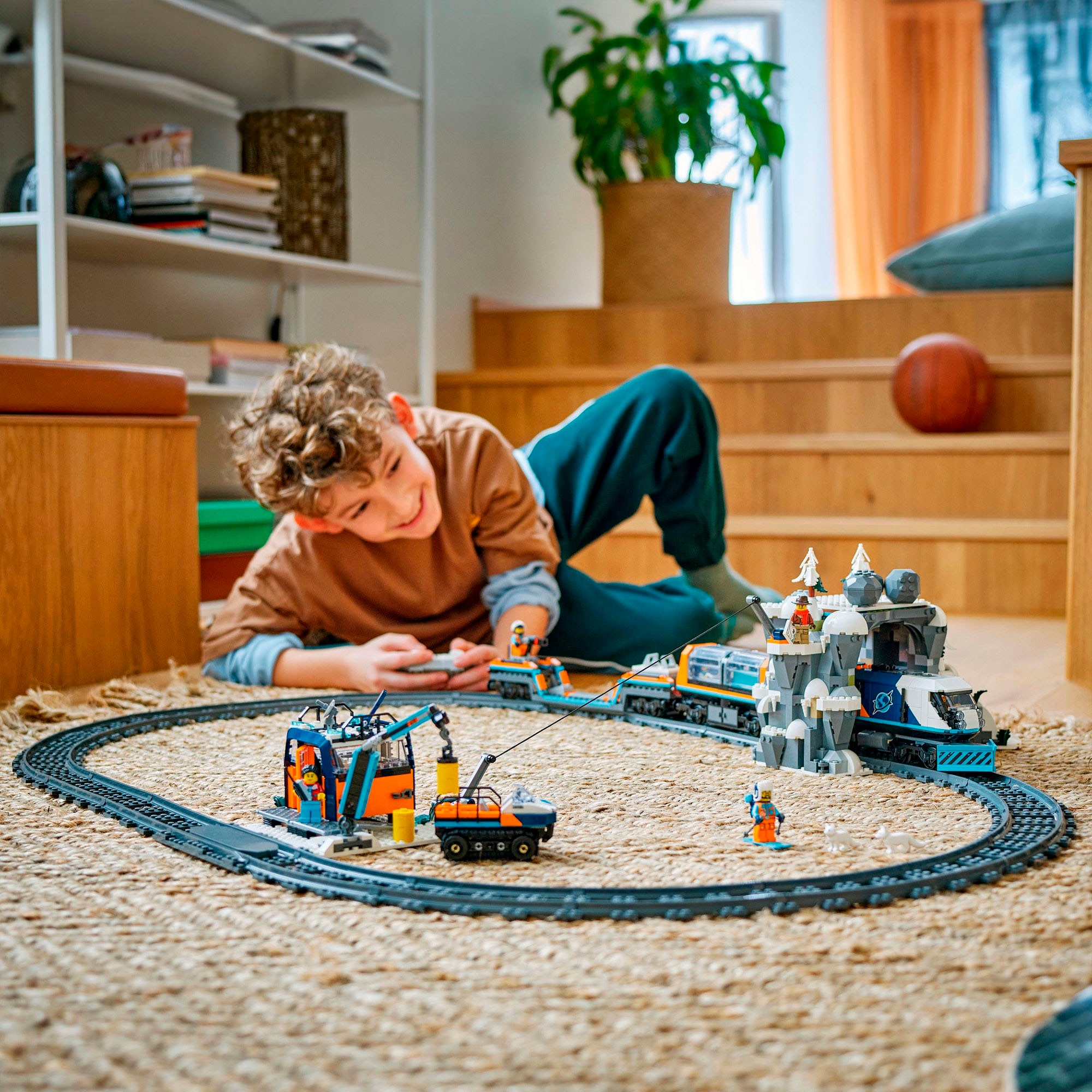LEGO® Konstruktionsspielsteine »Arktis-Polarexpress (60470), LEGO City«, (1517 St.), Made in Europe