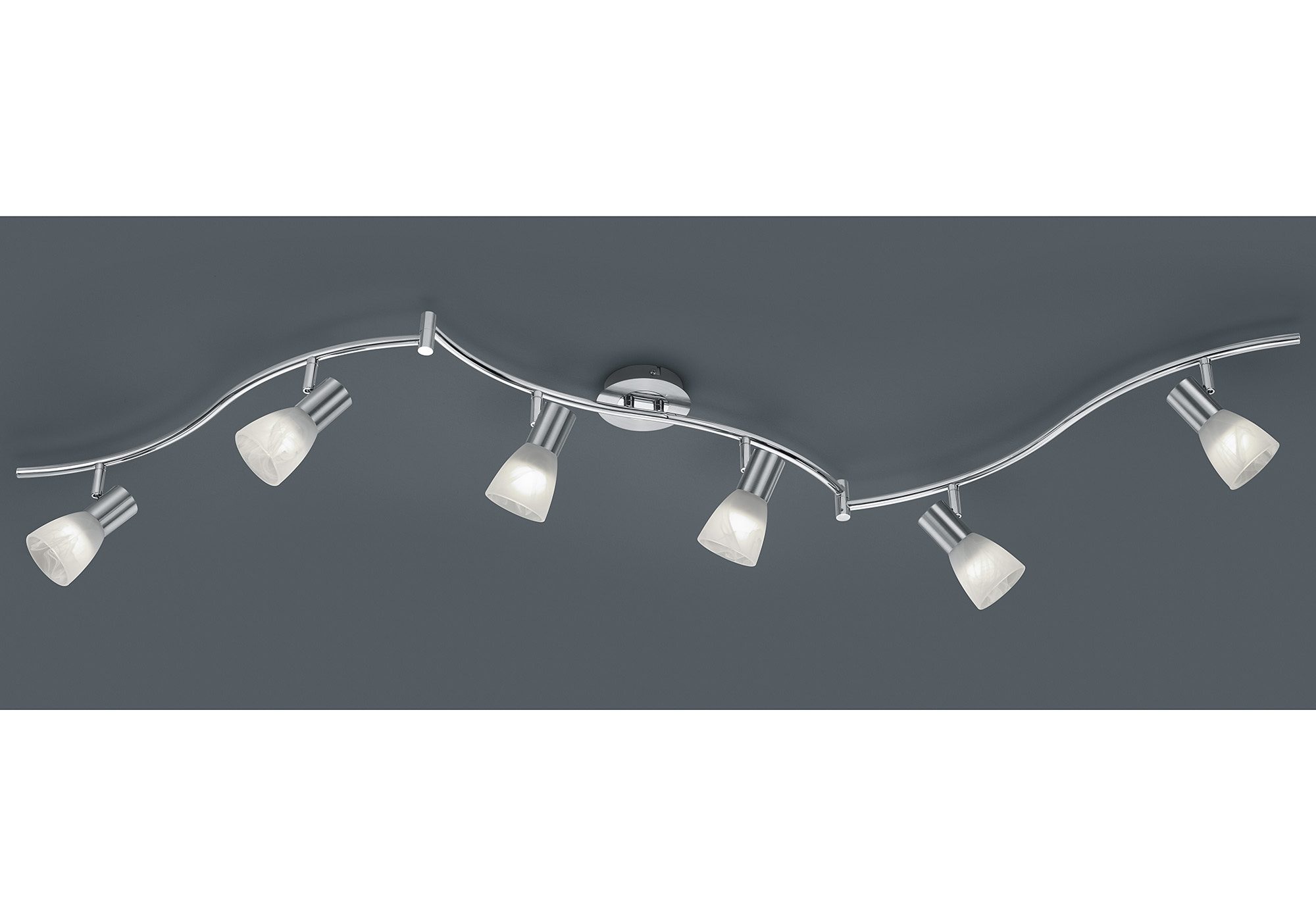 TRIO Leuchten LED Deckenstrahler »Levisto«, 6 flammig, Leuchtmittel E14   L günstig online kaufen
