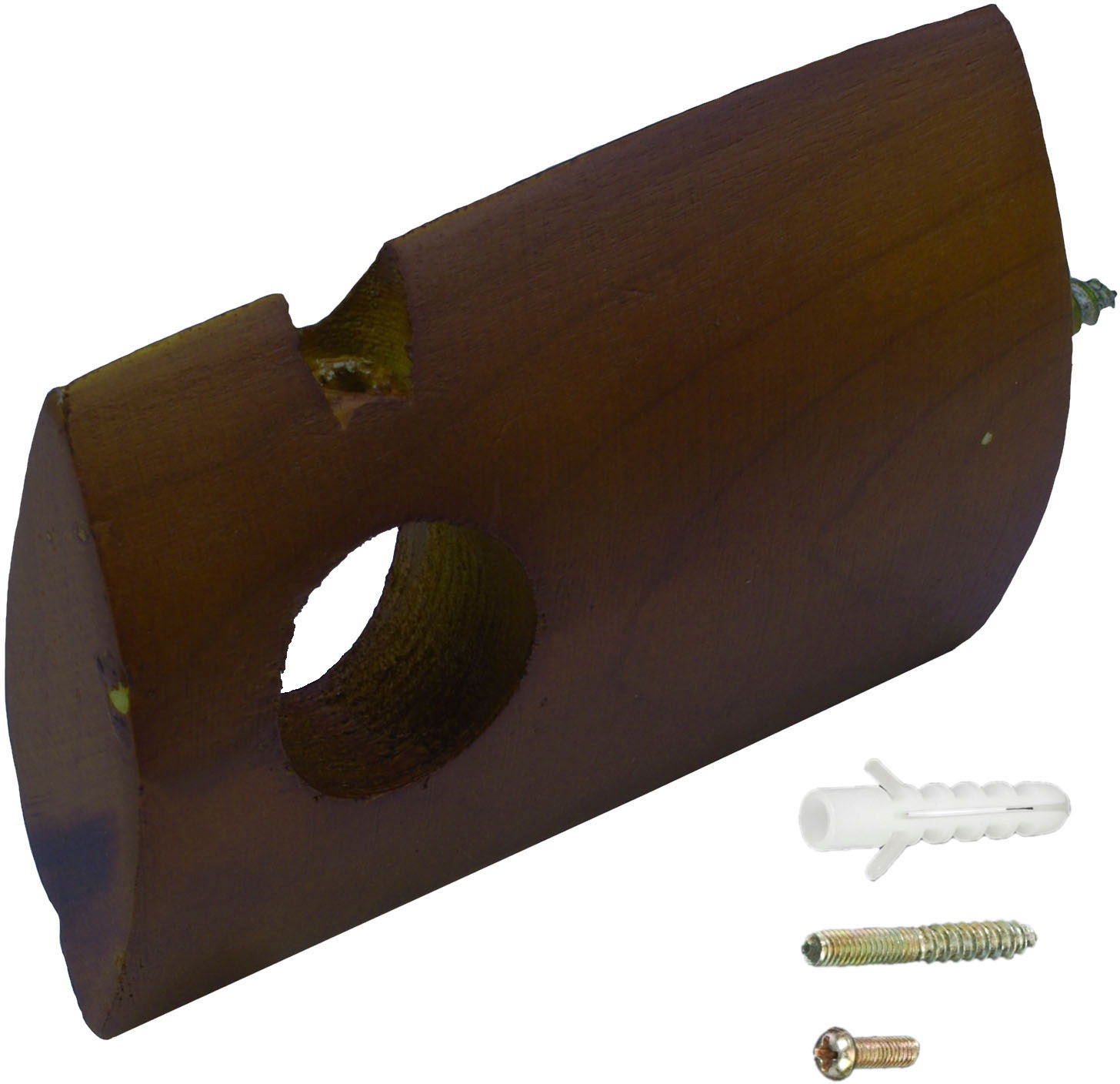 Liedeco Gardinenstangenhalter »Träger geschlossen - Holz 1-läufig "France" günstig online kaufen