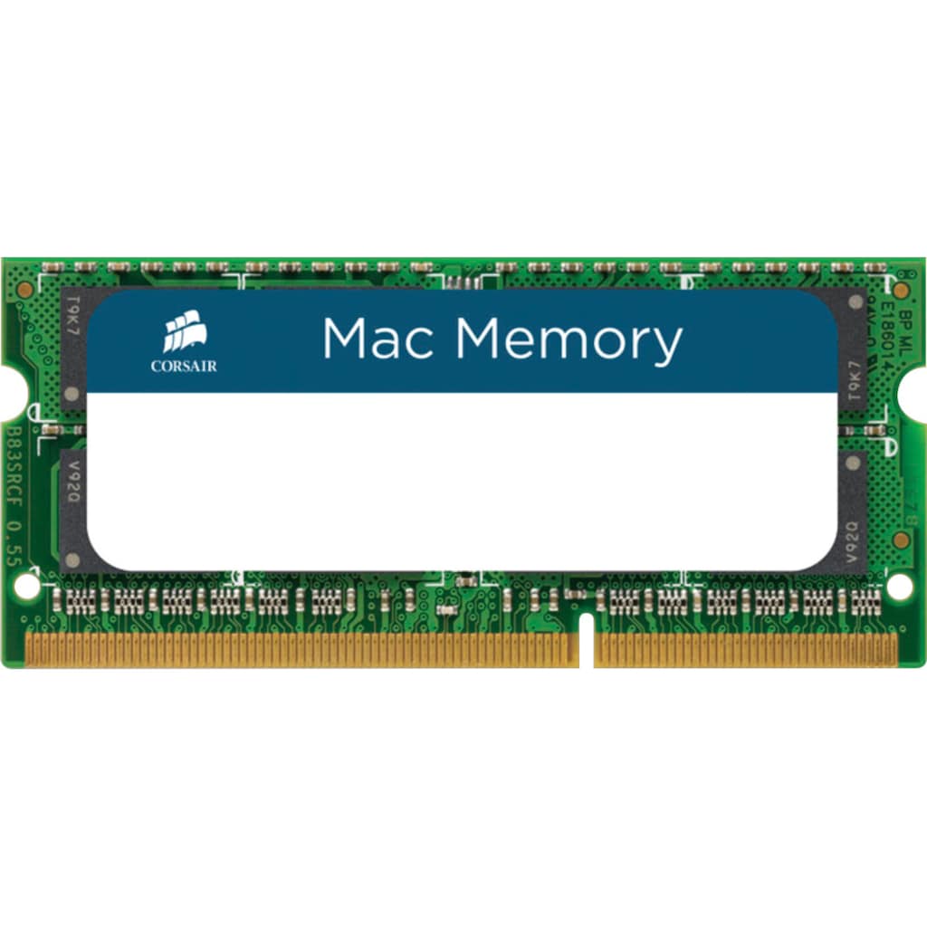 Corsair Laptop-Arbeitsspeicher »Mac Memory — 4GB Dual Channel DDR3 SODIMM«