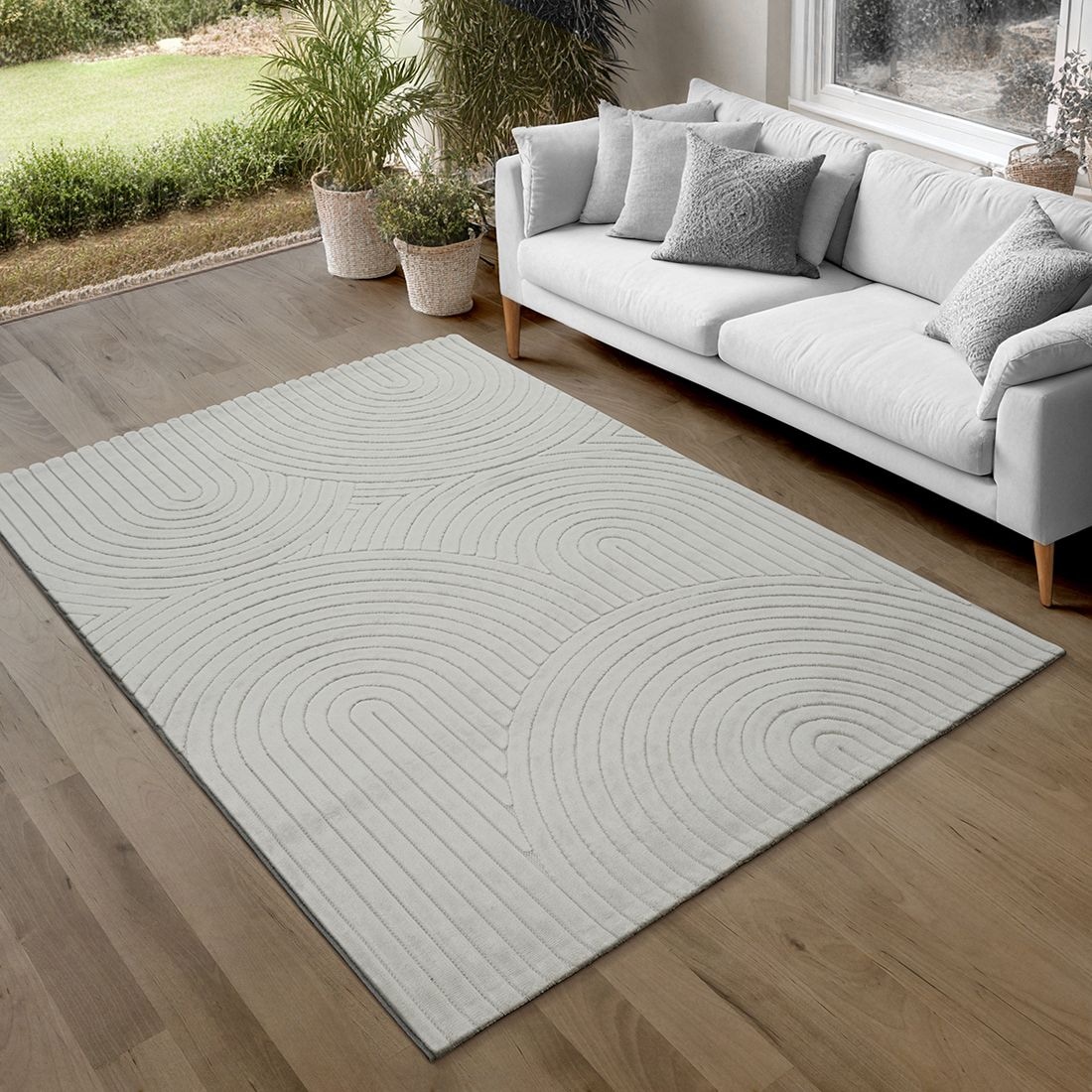 the carpet Teppich »Parma« rechteckig 10 mm Höhe moderne Wohnzimmer Teppich günstig online kaufen
