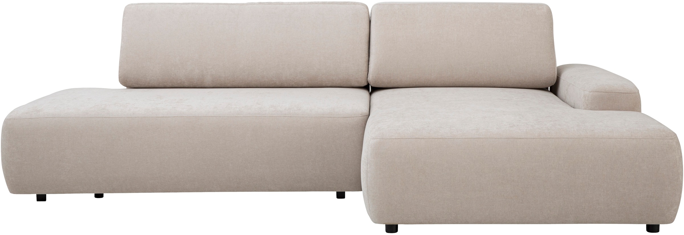 Home affaire Ecksofa »TORGE, Schlafsofa Cord, Samtvelours u. Strukur fein, günstig online kaufen