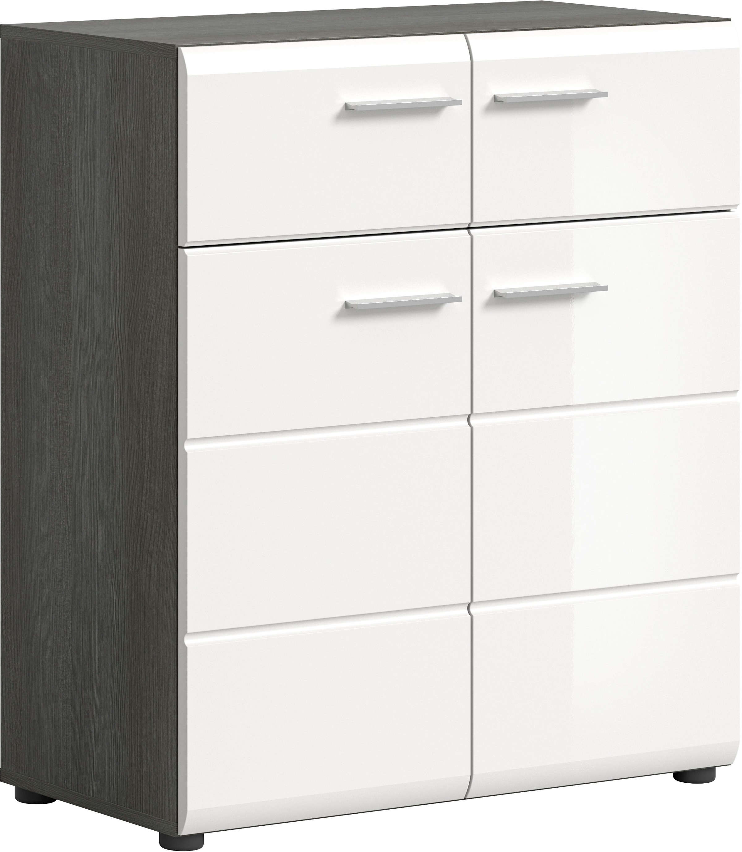 INOSIGN Schuhschrank »Rumba, Breite 80 cm, Hochglanz Front, 2 Türen, 4 Einl günstig online kaufen