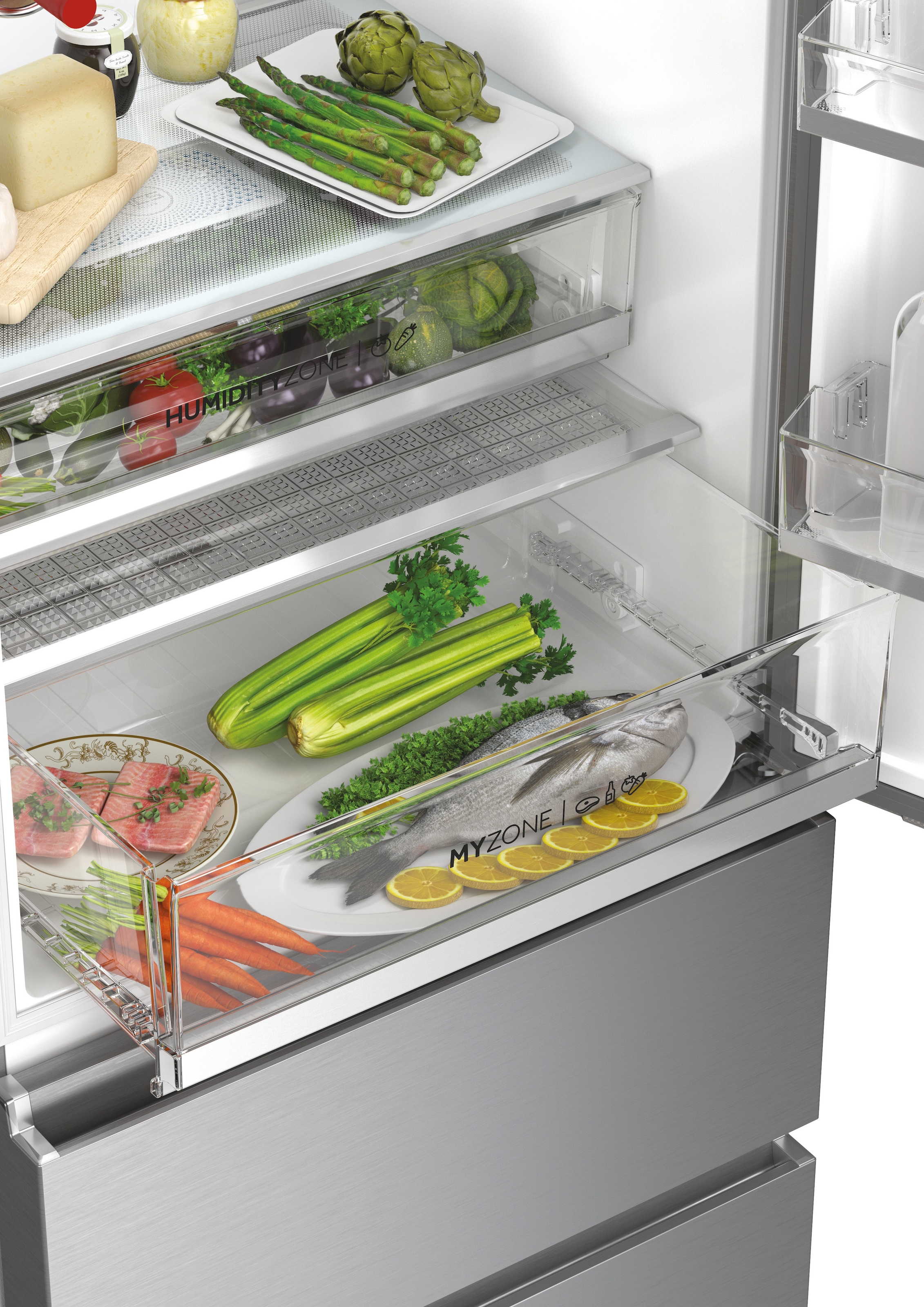 Haier Kühl-/Gefrierkombination 3D 70 SERIES 7 »HTW7720BNMM«