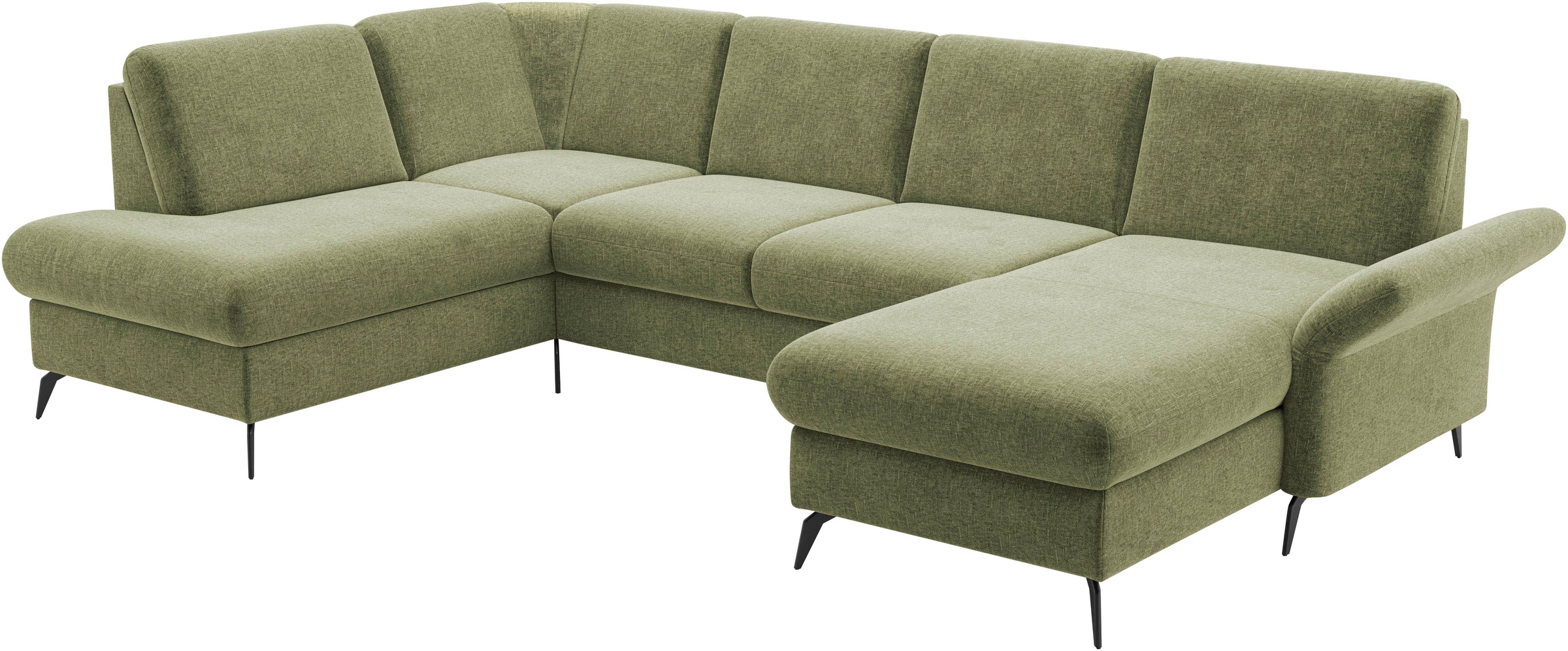 Home affaire Wohnlandschaft »Rochelle«, optional: Armteilverstellung, klappbar, Bettkasen