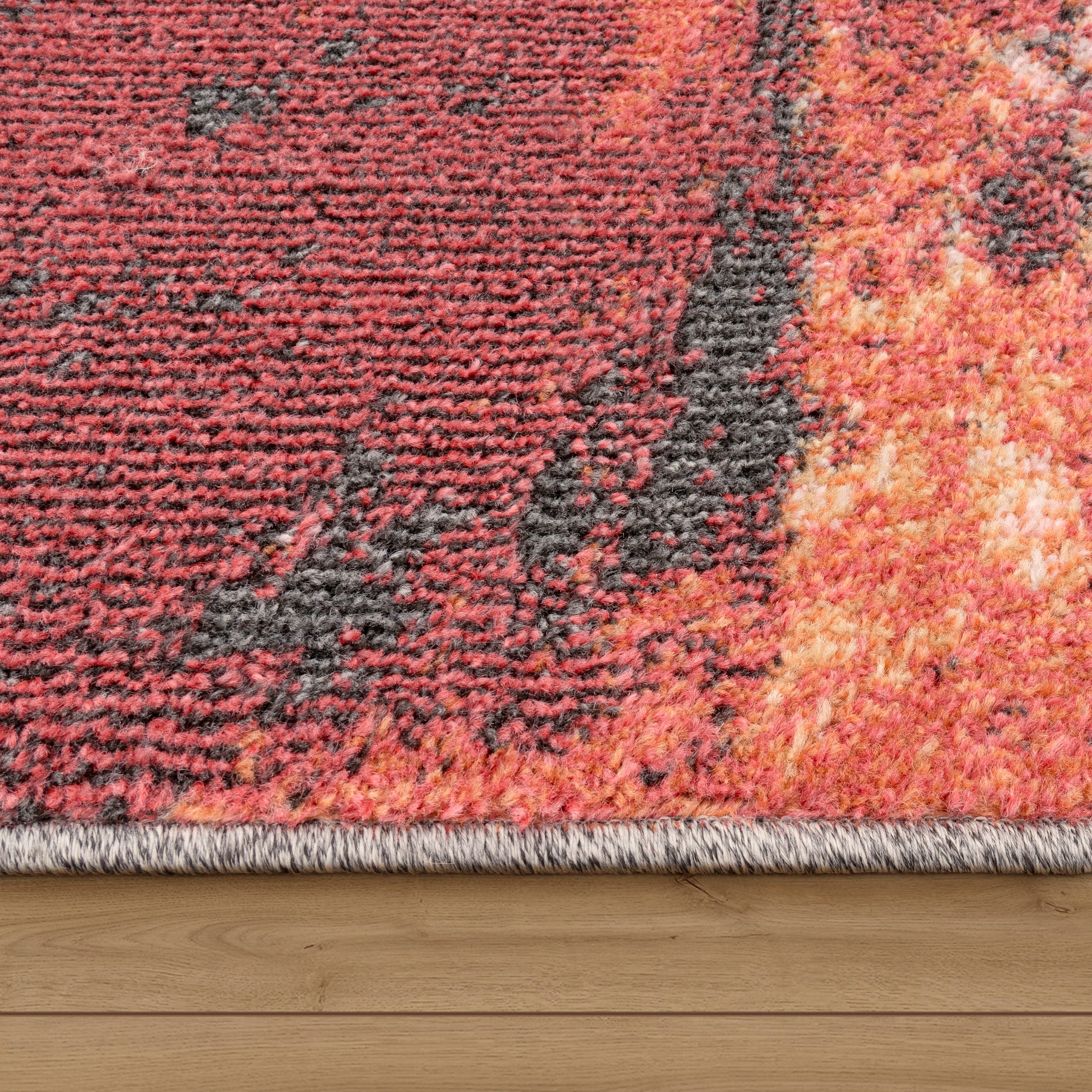 Paco Home Teppich »Ryan 933«, rechteckig, 12 mm Höhe, Kurzflor, modernes abstraktes Design, Wohnzimmer, Schlafzimmer