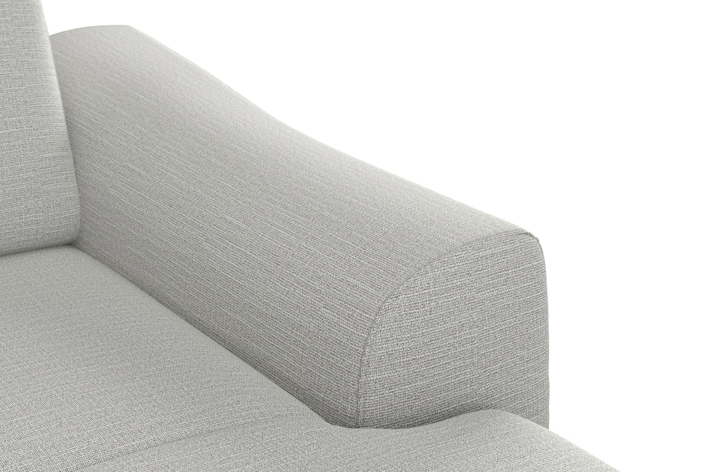 sit&more Wohnlandschaft »Dundee U-Form«, mit Federkern und Edelstahlfüßen, wahlweise mit Kopfteilverstellung
