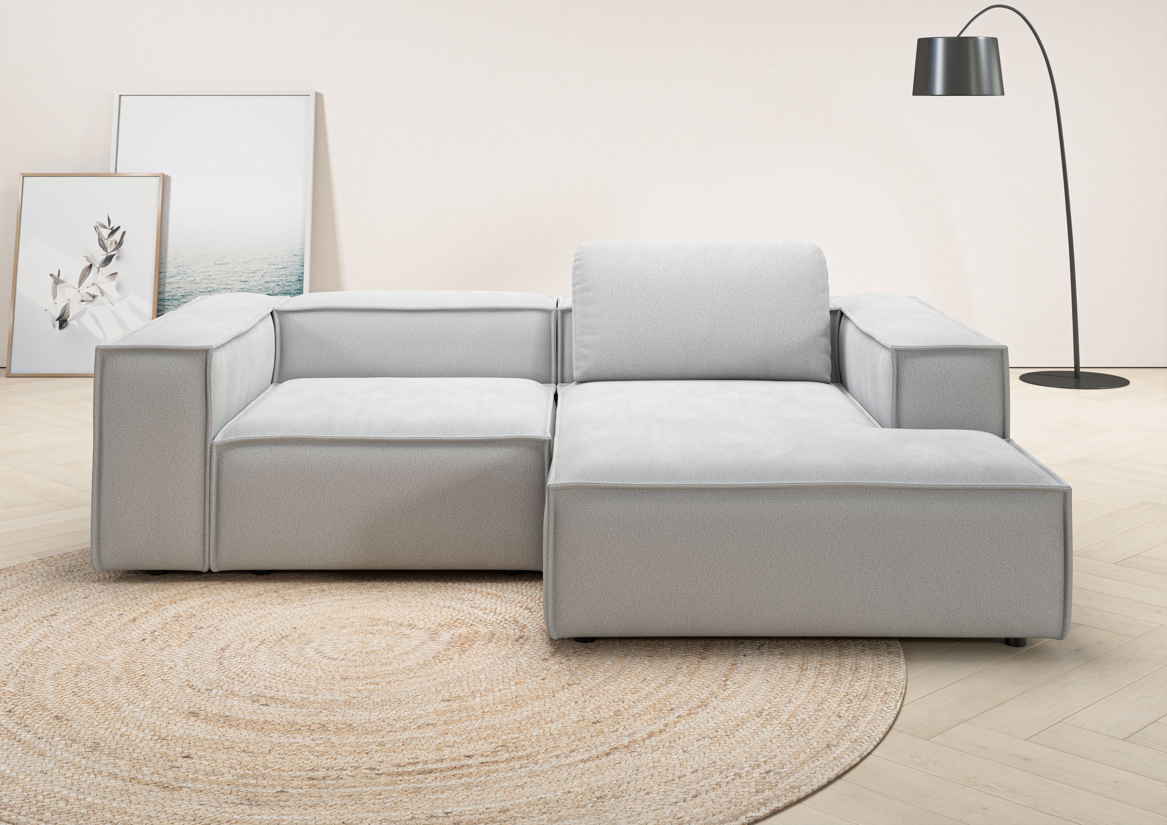Places of Style Ecksofa »Watertown, kompakte L-Form, 246 cm breite für klei günstig online kaufen