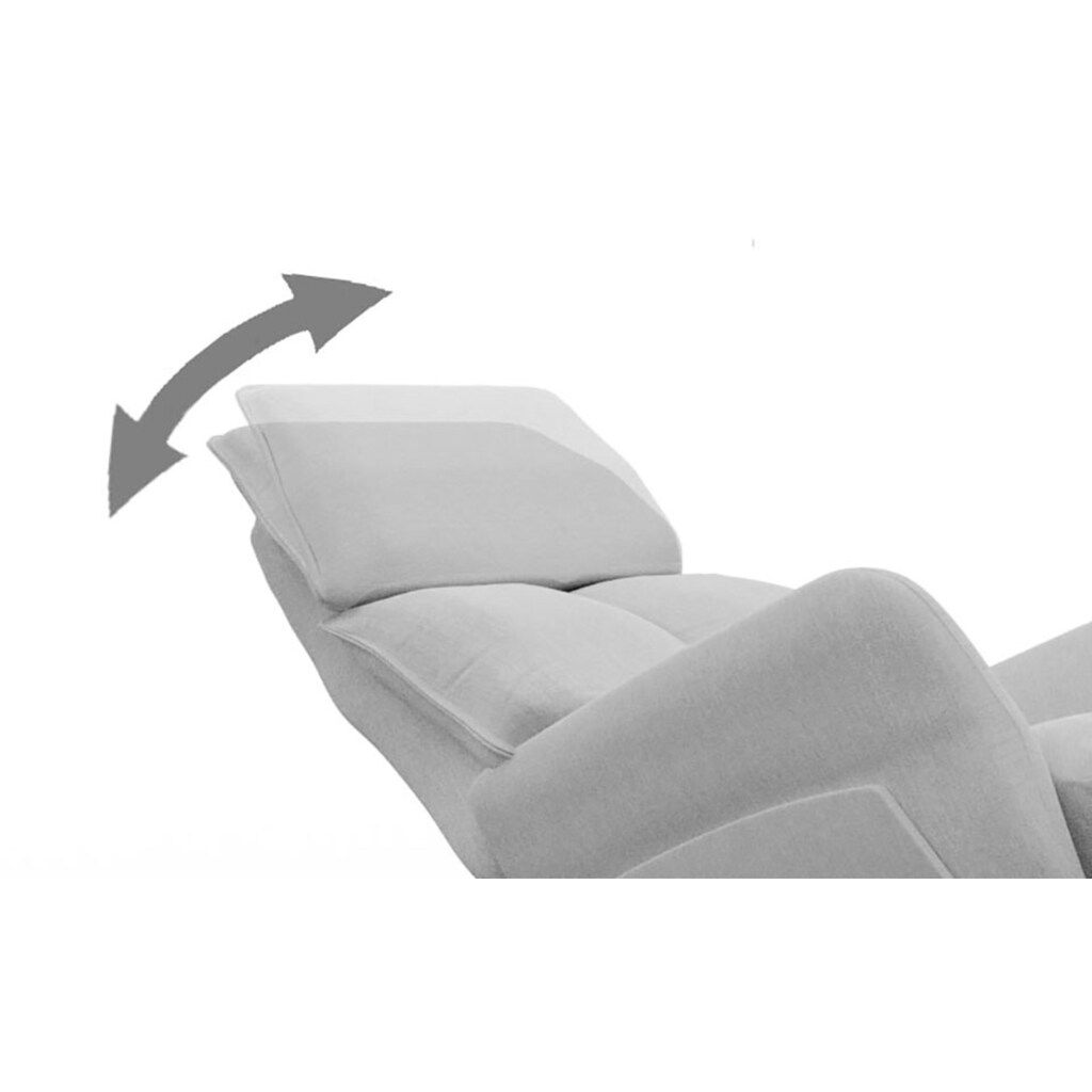 ADA trendline Relaxsessel »Thimo«, in Größe M, Liegefläche 180cm, verstellbar, optional mit Aufstehhilfe