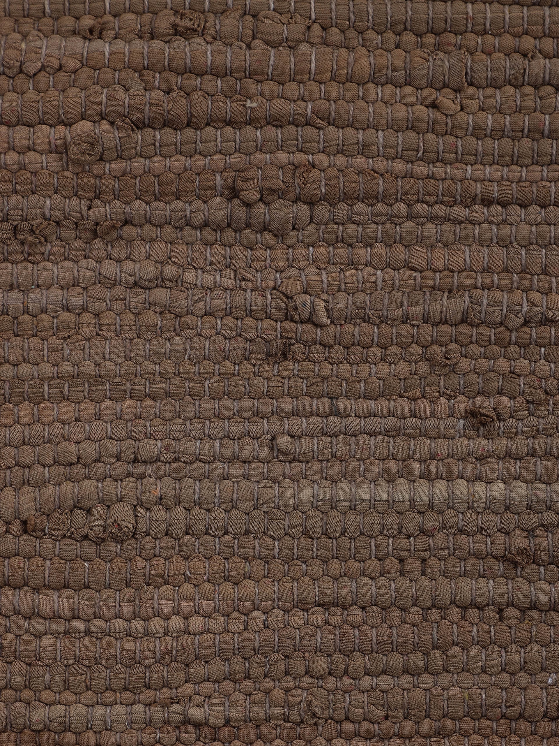 carpetfine Teppich »Kelim Chindi uni, auch als Läufer«, rechteckig, 5 mm Höhe, Wendeteppich, reine Baumwolle, handgewebt, Uni-Farben, mit Fransen
