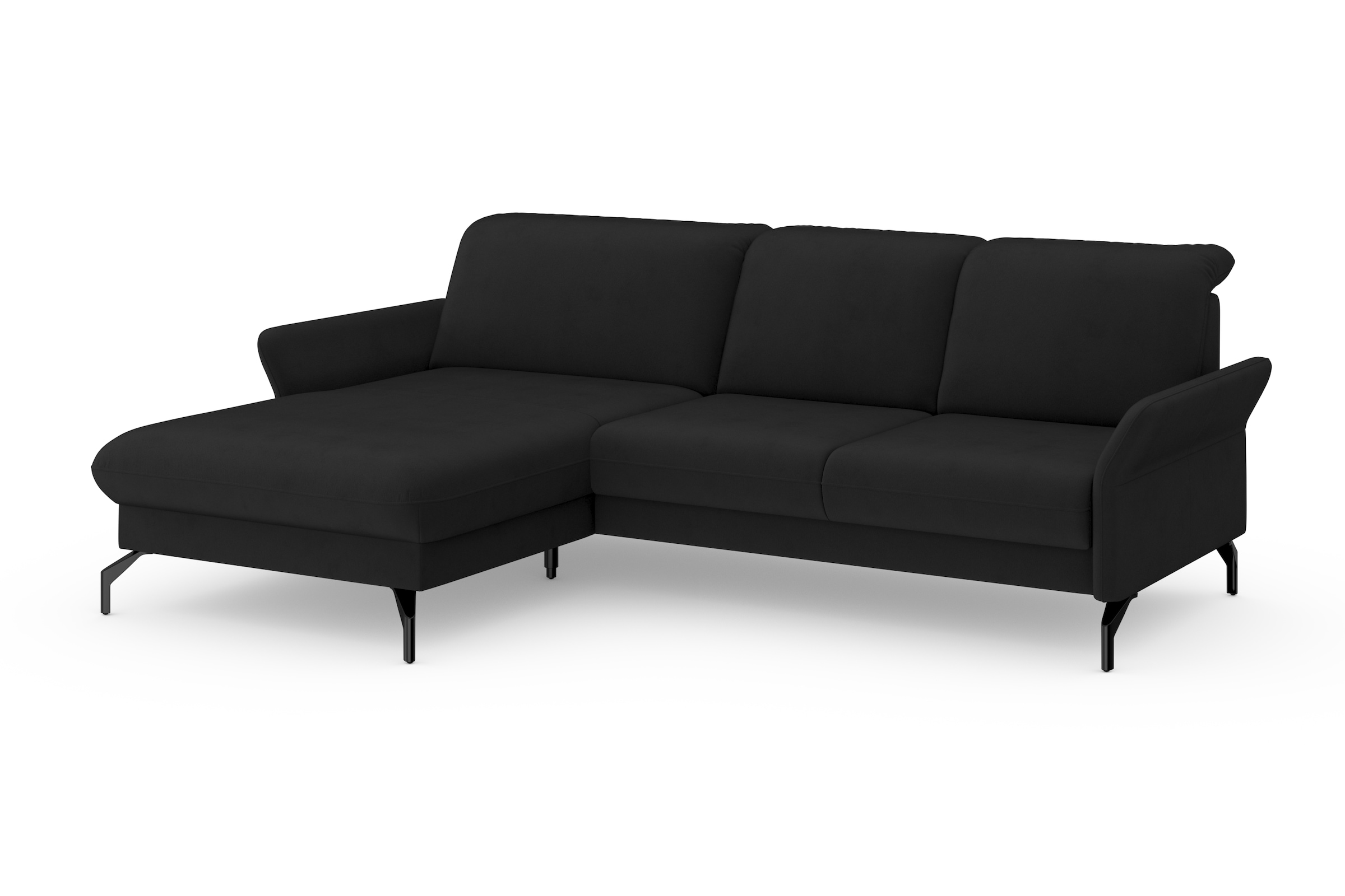 sit&more Ecksofa »Fashion L-Form«, wahlweise mit Kopfteilverstellung und Vorziehsitz, motorisch
