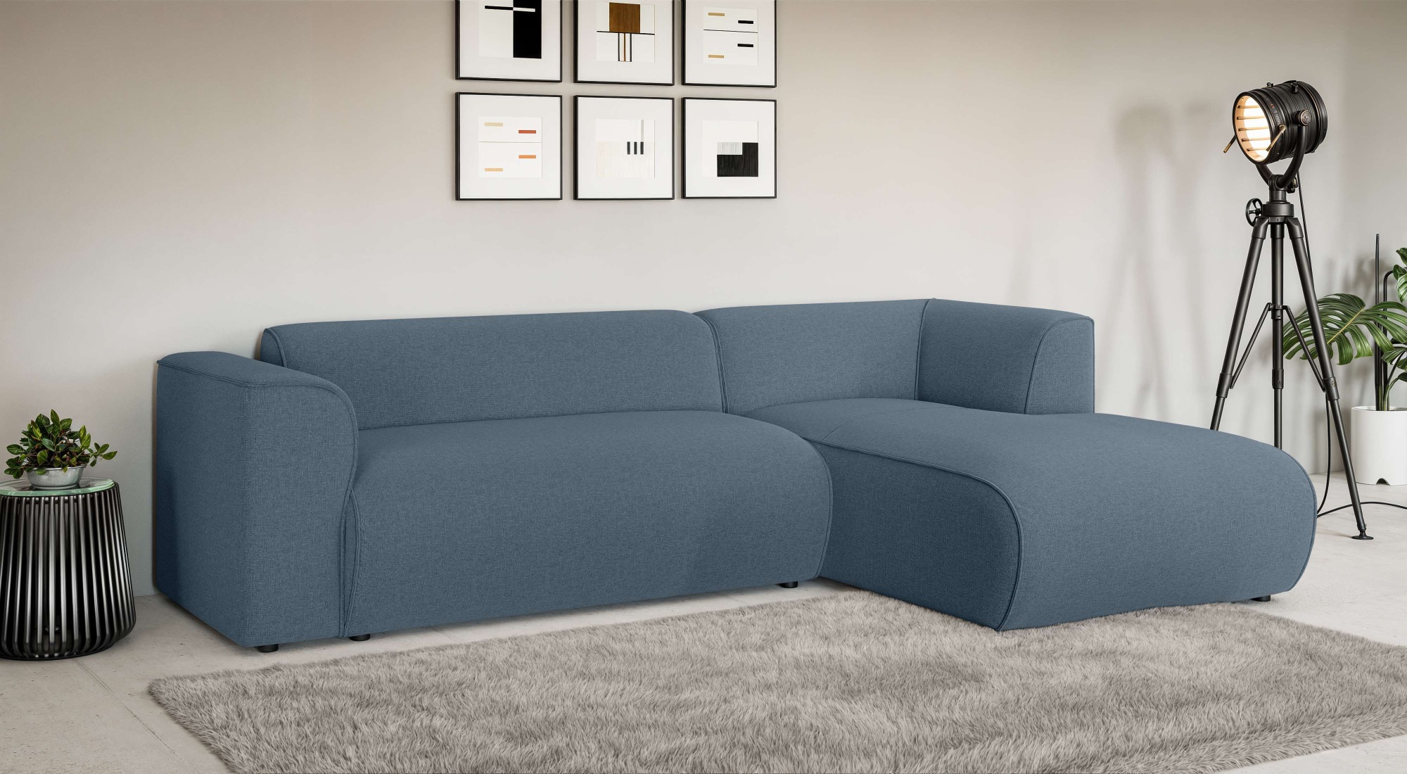 INOSIGN Ecksofa »MERID L-Form (257 cm), zeitlos & stilvolles Design,« Aufwe günstig online kaufen