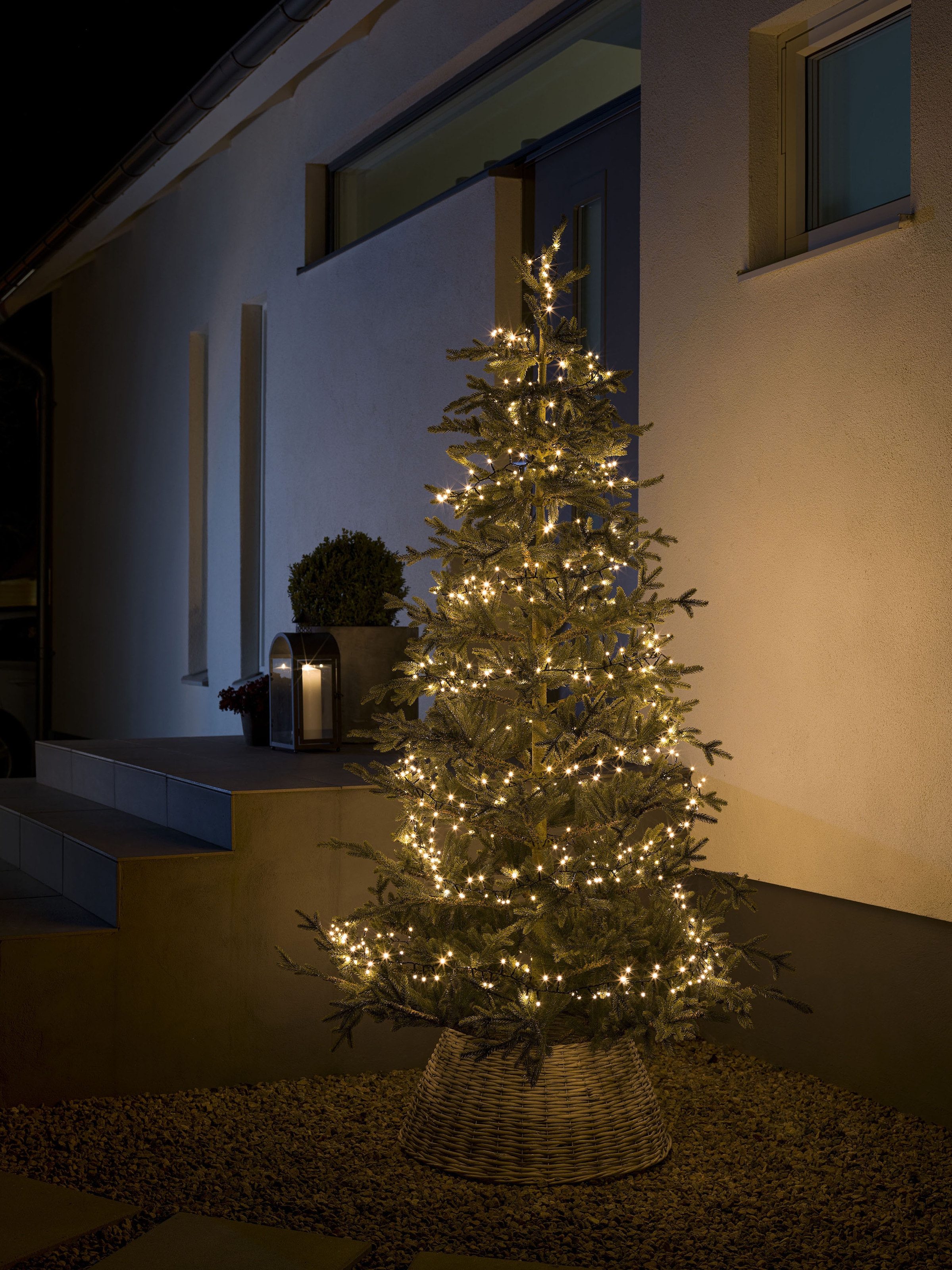 KONSTSMIDE LED-Lichterkette »Weihnachtsdeko aussen«, 800 Compactlights, warmweiße LED auf 800 Dioden St.-flammig, Micro Rechnung bestellen