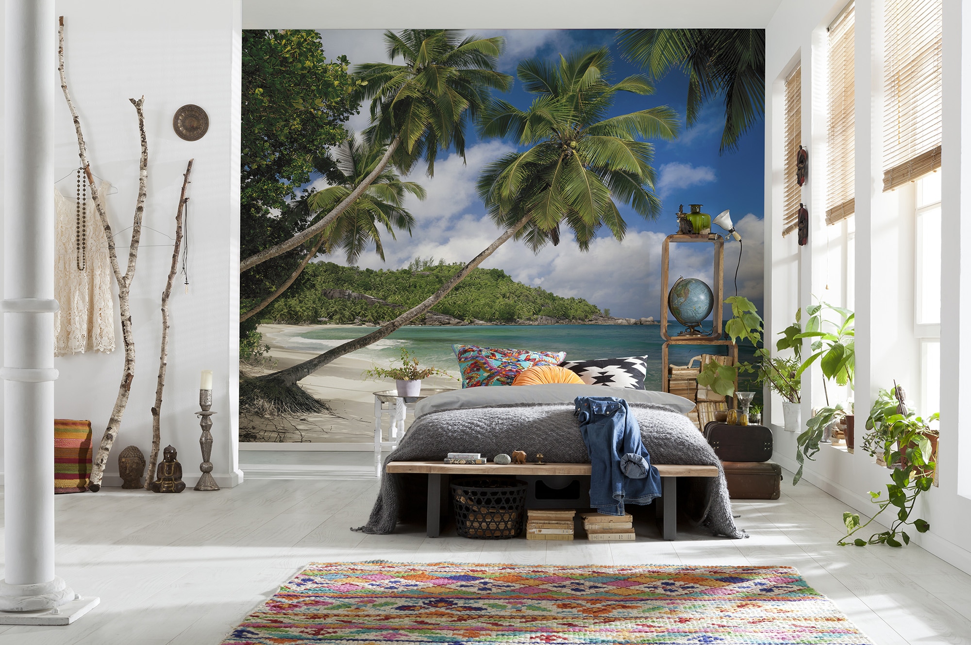 Komar Fototapete »Tropical Sea - Größe 368 x 254 cm«, bedruckt, Wohnzimmer, Schlafzimmer