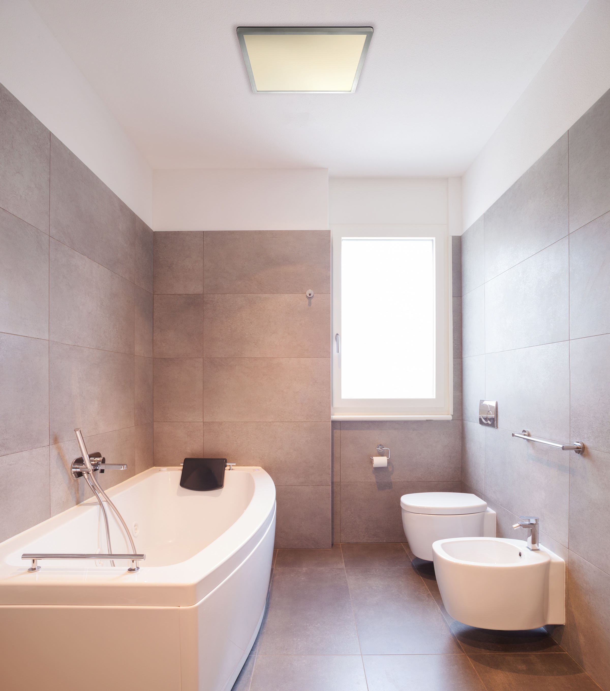 GLOBO LIGHTING LED Deckenleuchte »SAPANA« LED-Modul 1 Stk. Warmweiß Deckenlampe/Quadrat/Wohnzimmer/Schlafzimmer/modern