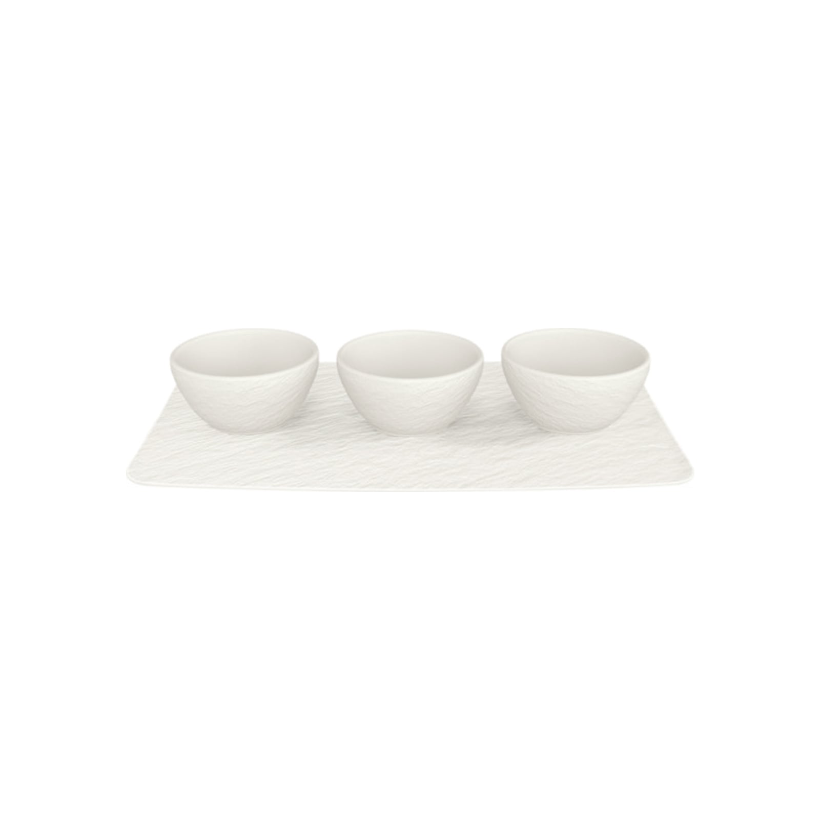 Villeroy & Boch Dipschale »Dipschälchen-Set Manufacture Rock 3er Set weiß« günstig online kaufen