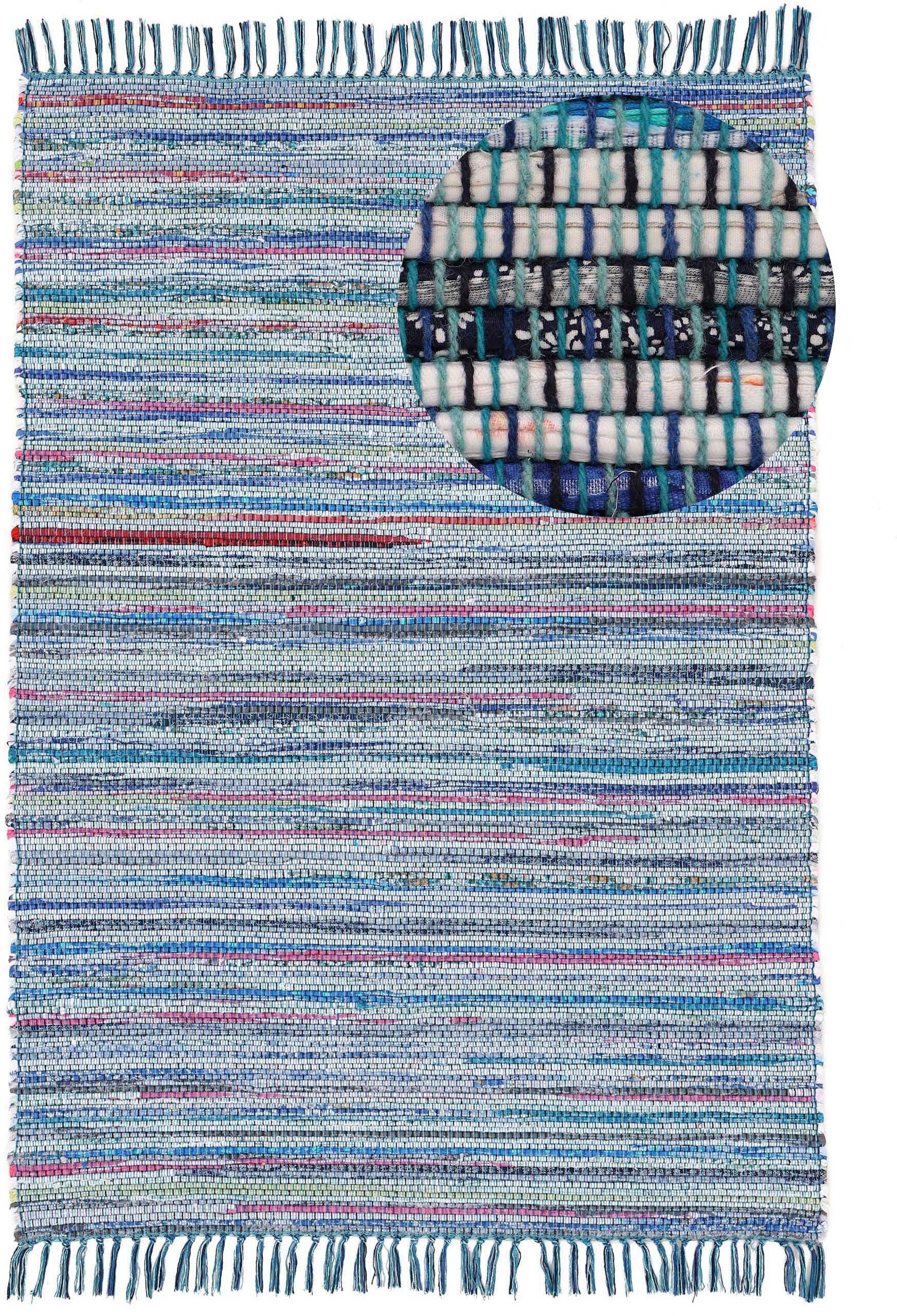 carpetfine Teppich "Kelim Chindi, Wendeteppich" rechteckig 6 mm Höhe handge günstig online kaufen