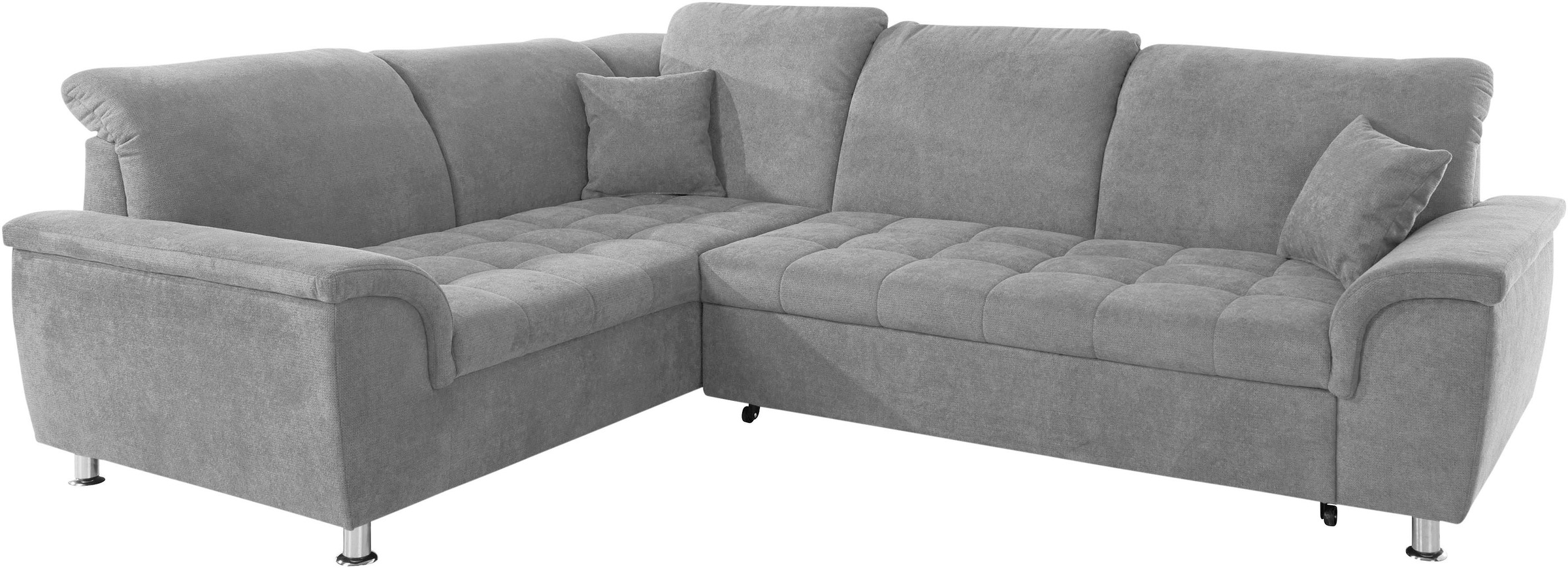 DOMO collection Ecksofa »Franzi L-Form«, wahlweise mit Kopfteilverstellung (dann Breite: 275 cm)