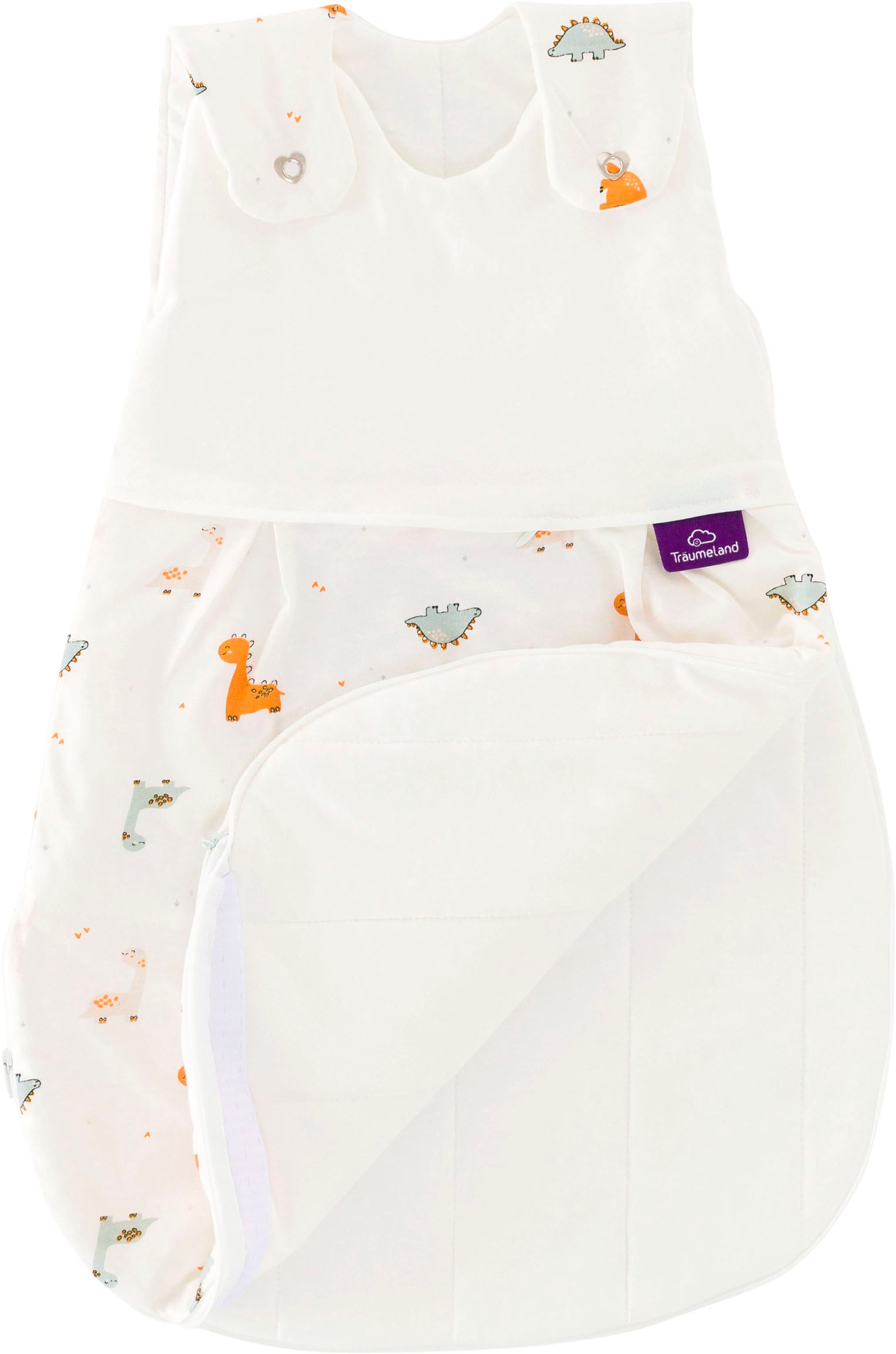 Träumeland Babyschlafsack »3tlg. Set LIEBMICH, Design Dinolino«, (3 tlg.)
