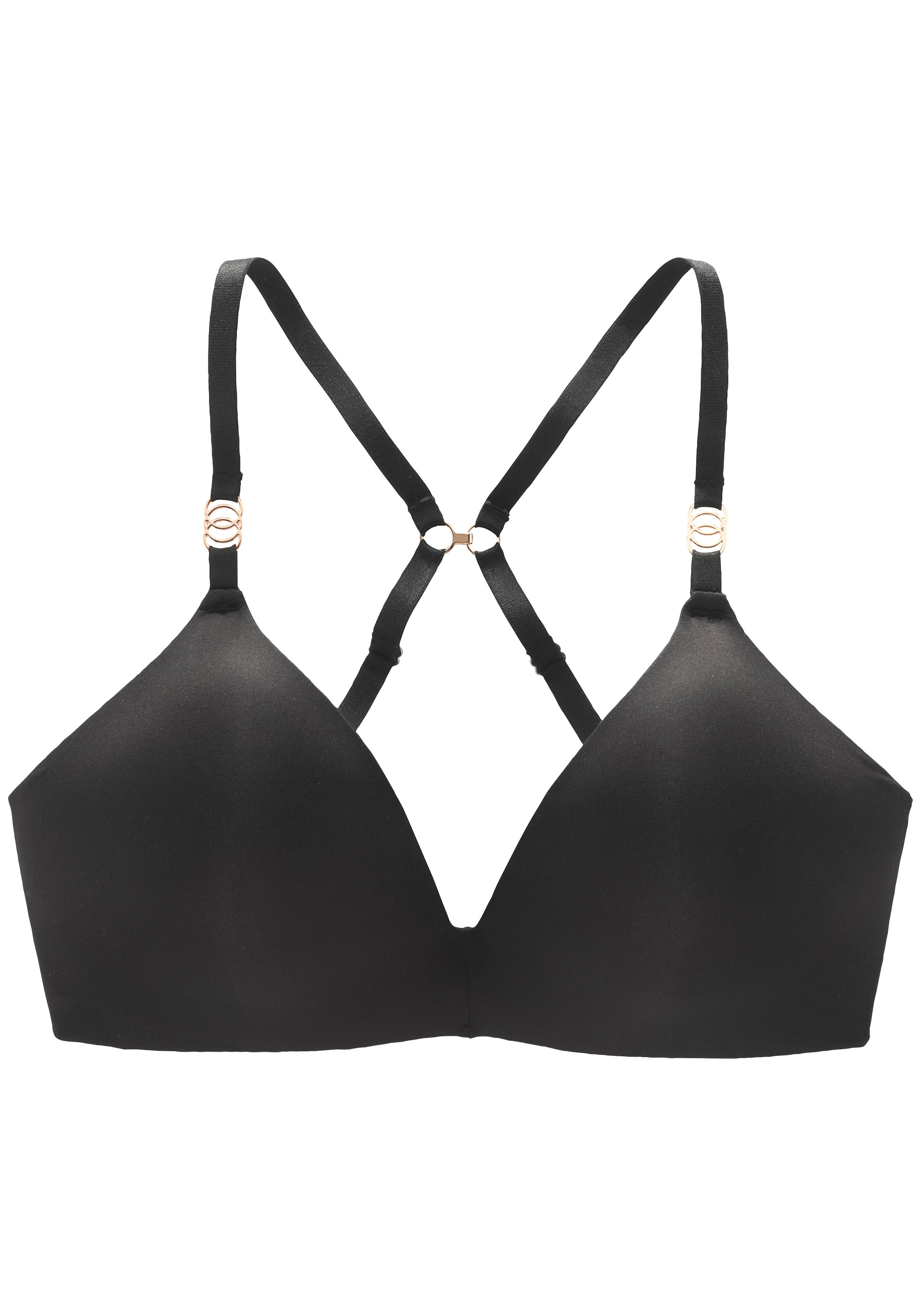 LASCANA Push-up-BH, ohne Bügel mit verschiedenen Tragevarianten, Dessous