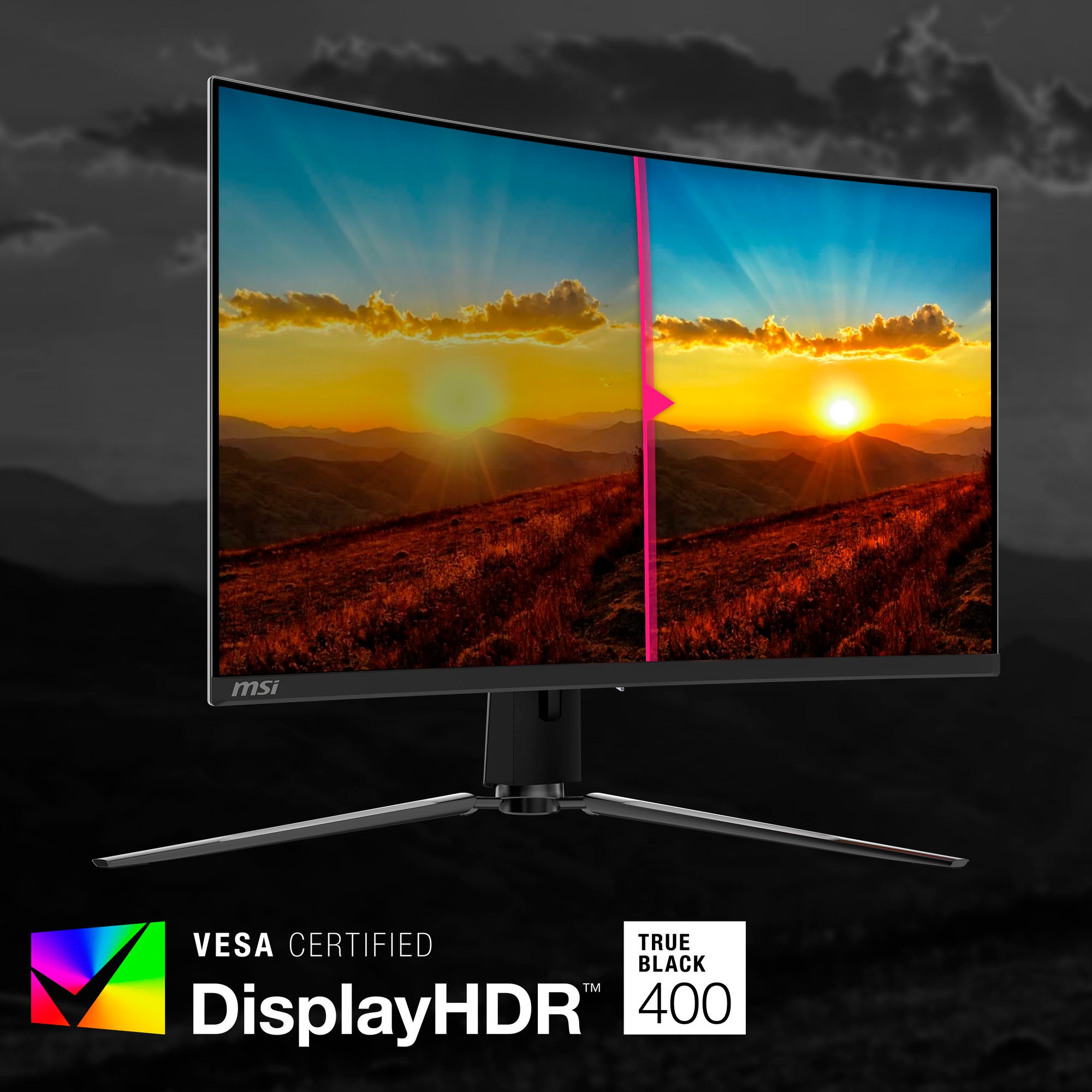 MSI Curved-Gaming-Monitor »MPG 321CURX QD-OLED«, 80 cm/32 Zoll, 3840 x 2160 px, 4K Ultra HD, 0,03 ms Reaktionszeit, 240 Hz