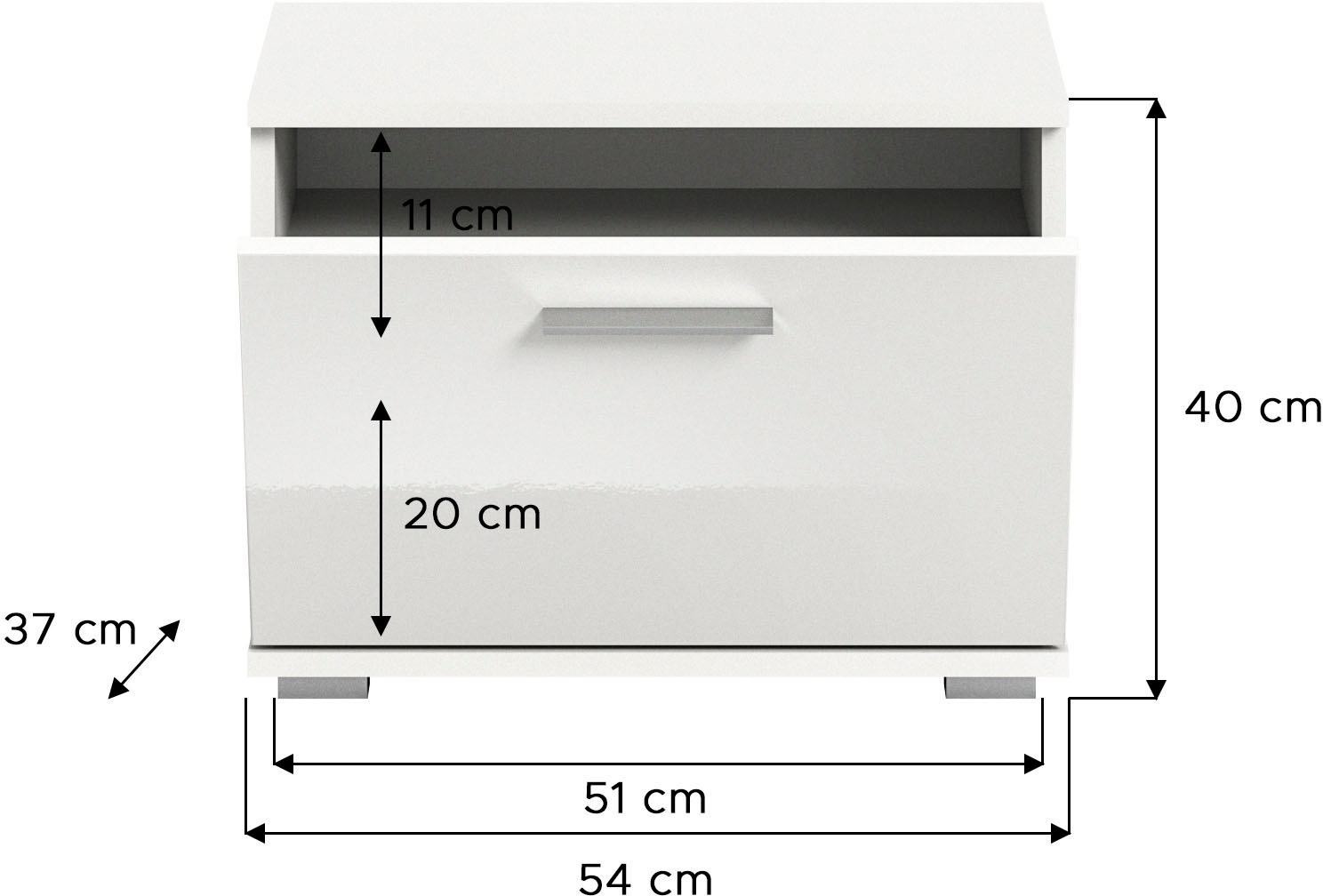 INOSIGN Garderoben-Set »Valge, Breite 140 cm, 4-teiliges Set, bestehend aus:«, (4 St.), Garderobenschrank, Spiegelschrank, Sitzbank und Garderobenpaneel