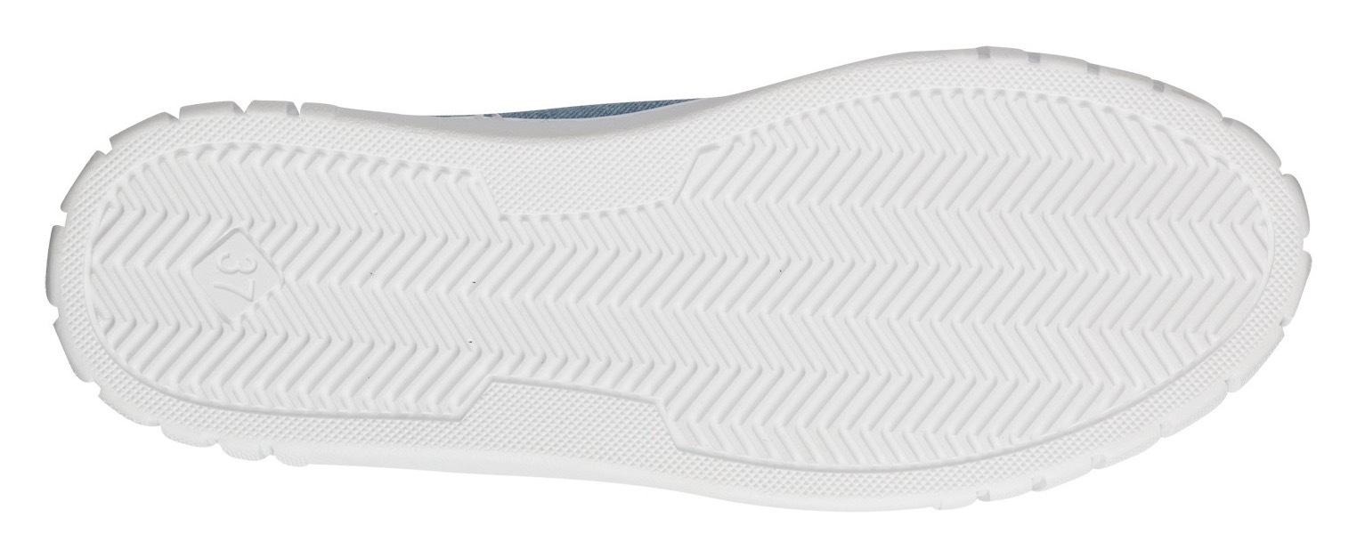 MARCO TOZZI Plateausneaker, mit trendiger Ziernaht, Freizeitschuh, Halbschuh, Schnürschuh