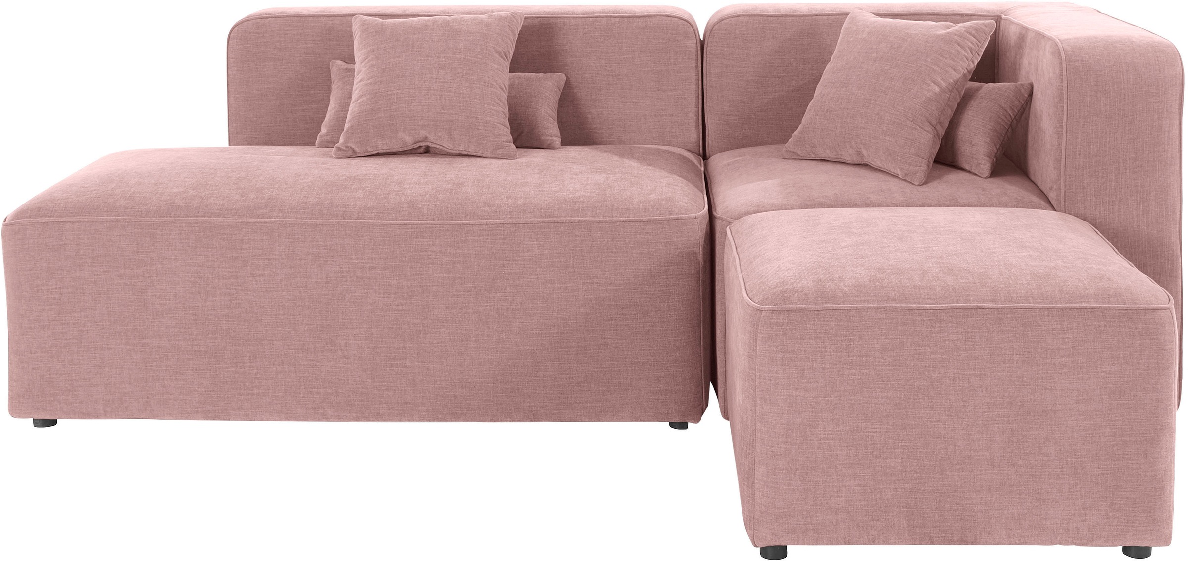 Home affaire Ecksofa »Sundstrup L-Form« Modulserie, individuelle Zusammenst günstig online kaufen
