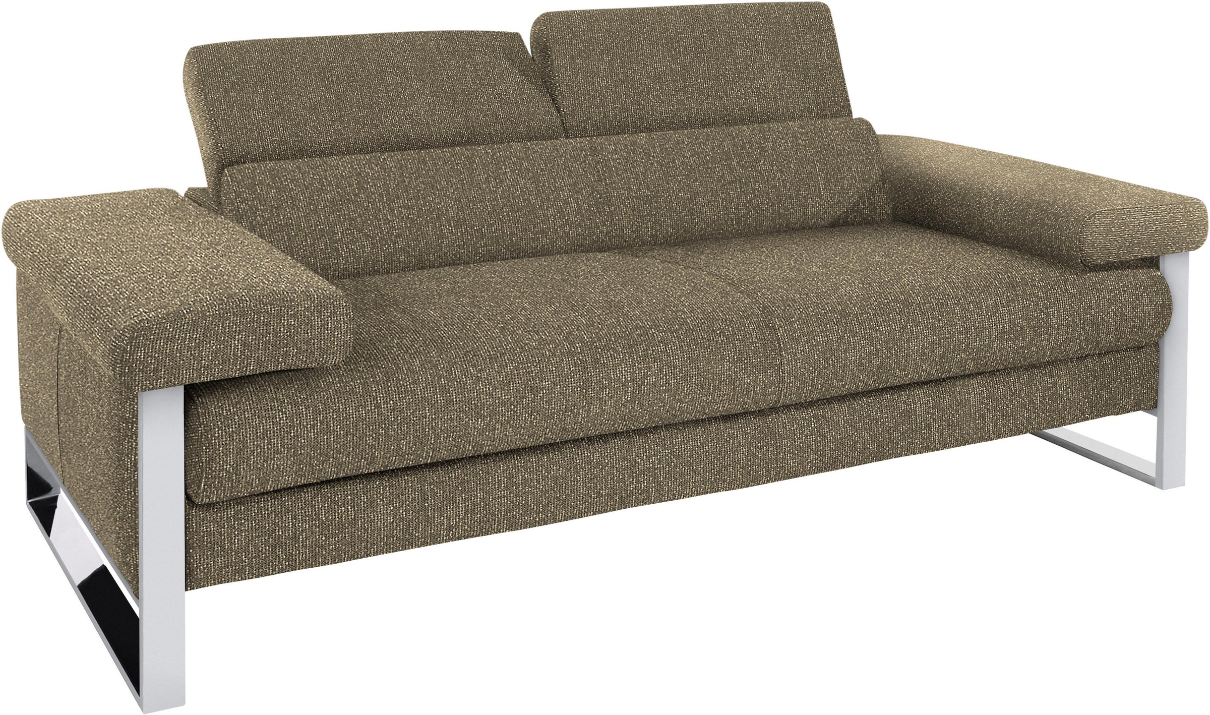 W.SCHILLIG 2-Sitzer »finn«, German Design Award 2016, Fußgestell Chrom glänzend, Breite 210 cm