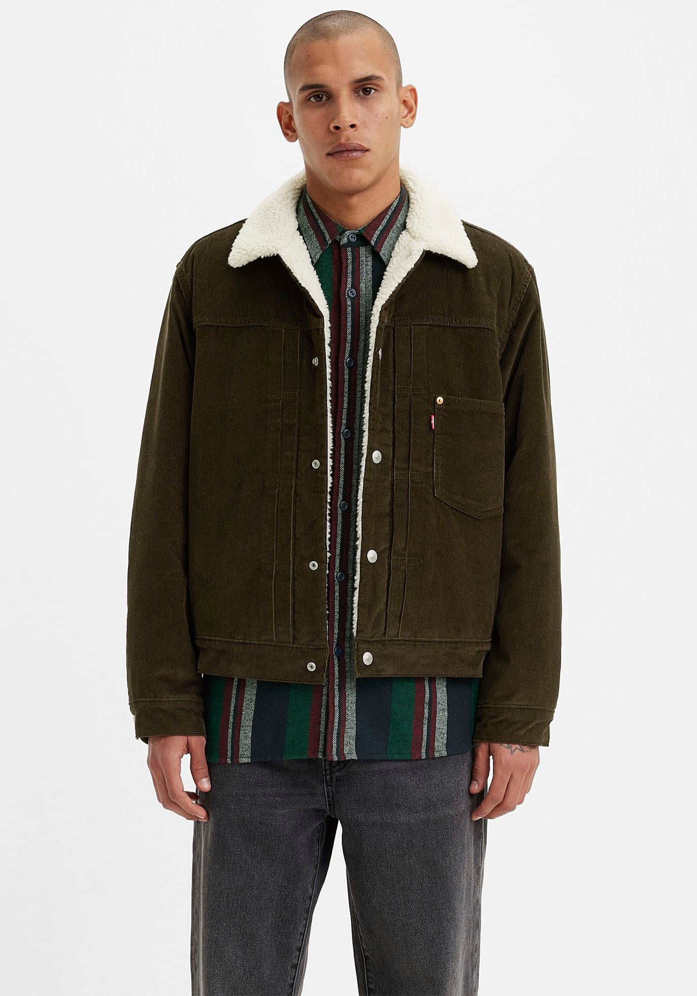 Levi's® Cordjacke »SHERPA TRUCKER«, mit warmem Sherpa-Futter