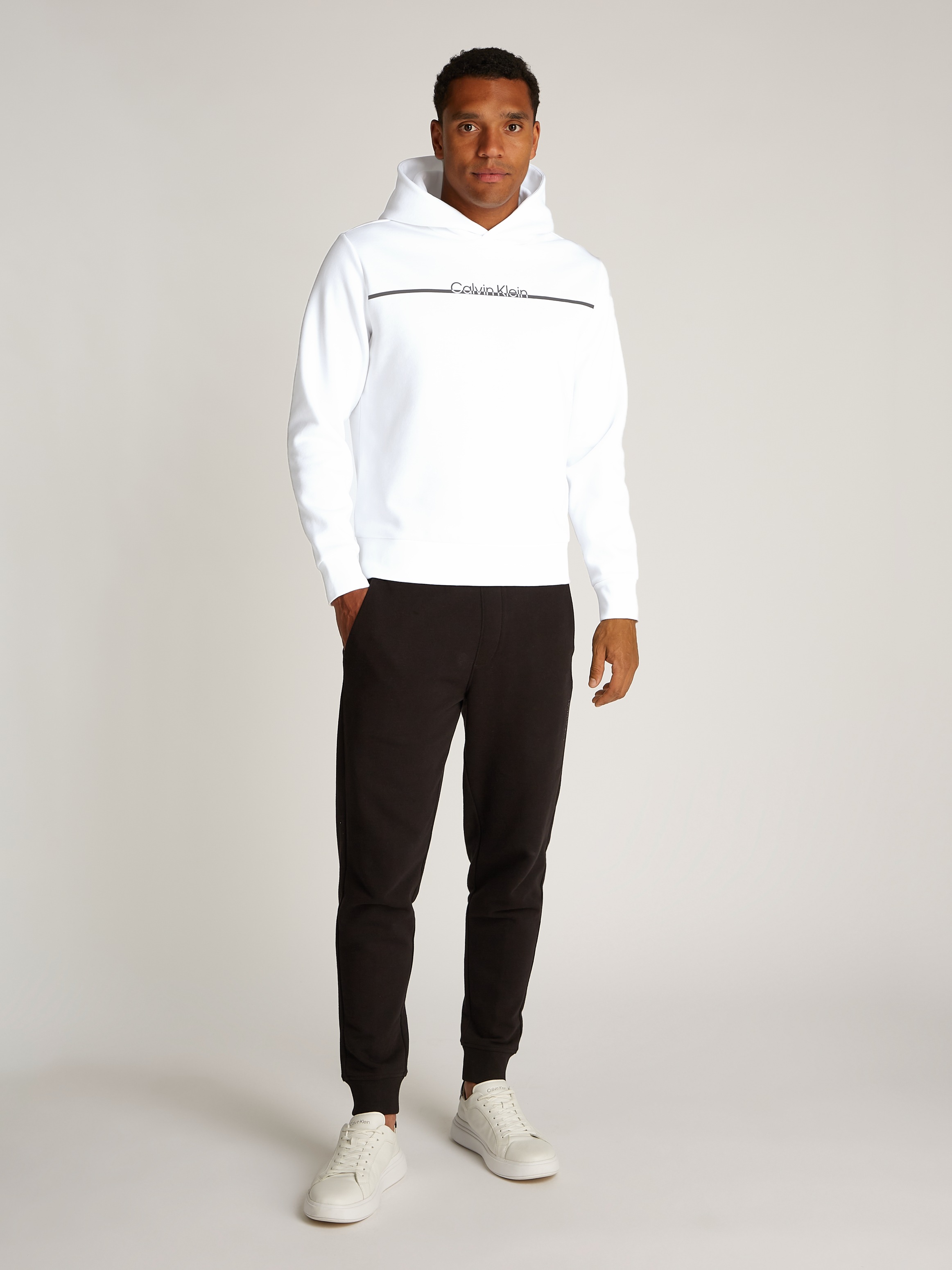 Calvin Klein Sweatshirt »SPLIT LINE LOGO HOODIE«, mit Logoprint