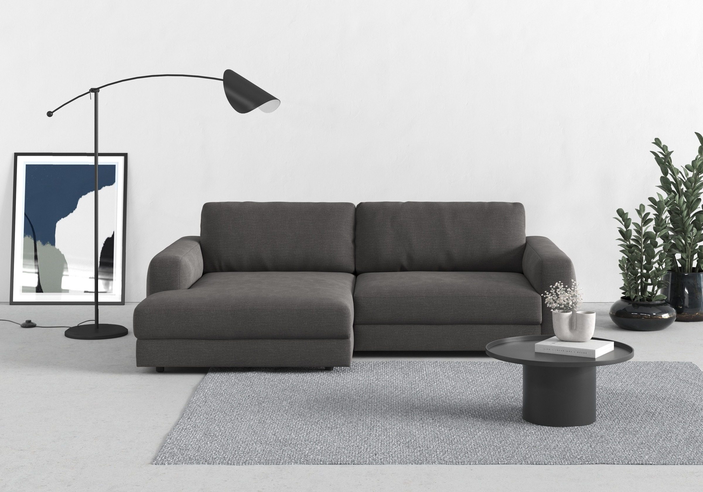 TRENDMANUFAKTUR Ecksofa »Bourbon, Mega Designsofa mit tollem Sitzkomfort, B günstig online kaufen