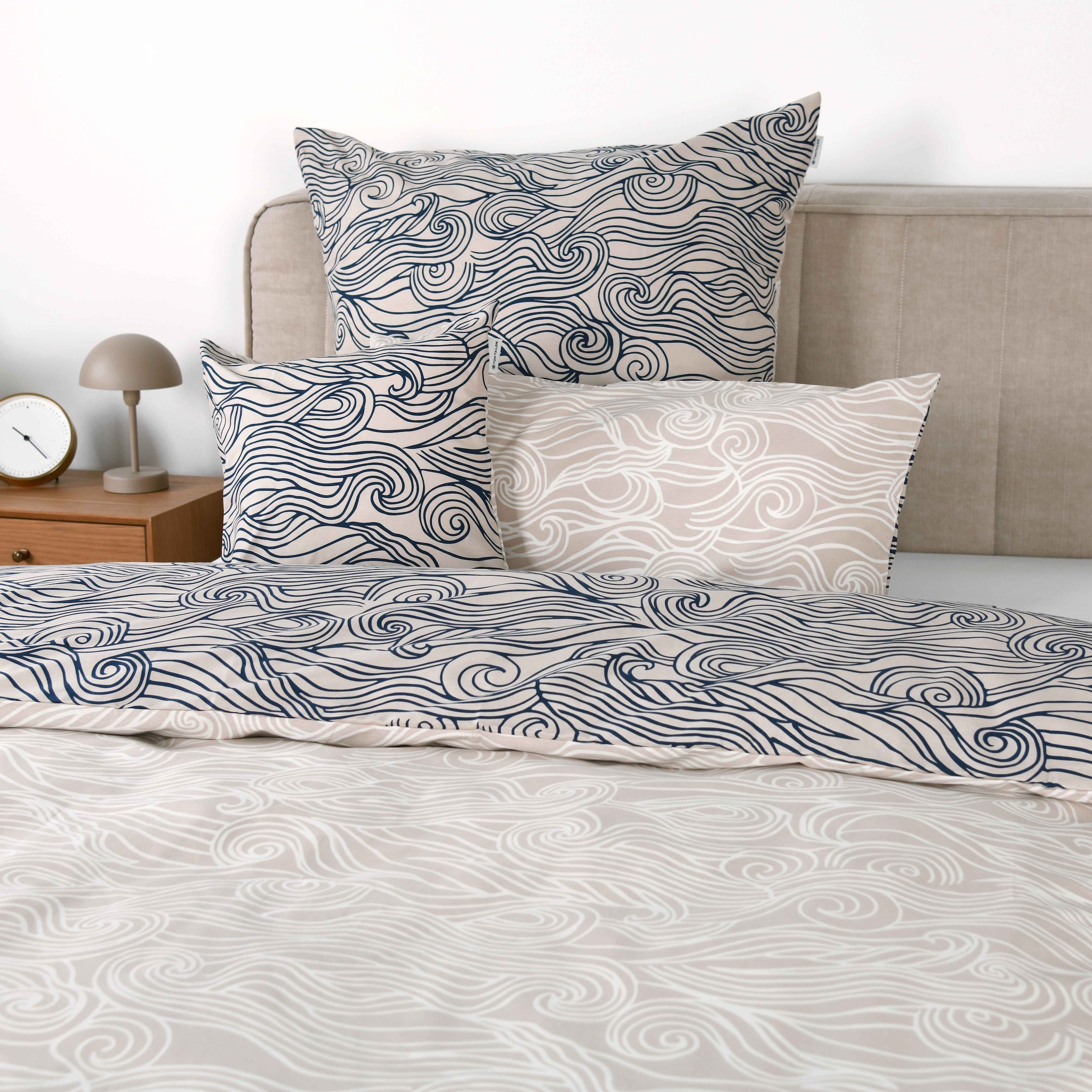 TOM TAILOR HOME Kissenbezüge »WAVES« new bedroom, gewebtes Label