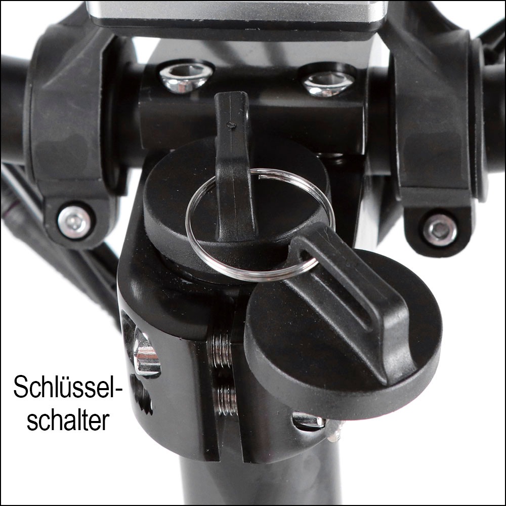 5. Bild von Forca E-Scooter »Speedster Safety«, 45 km/h, 40 km, 48V/15Ah Blei-Gel mit Gepäckfach und Blinker, klappbar