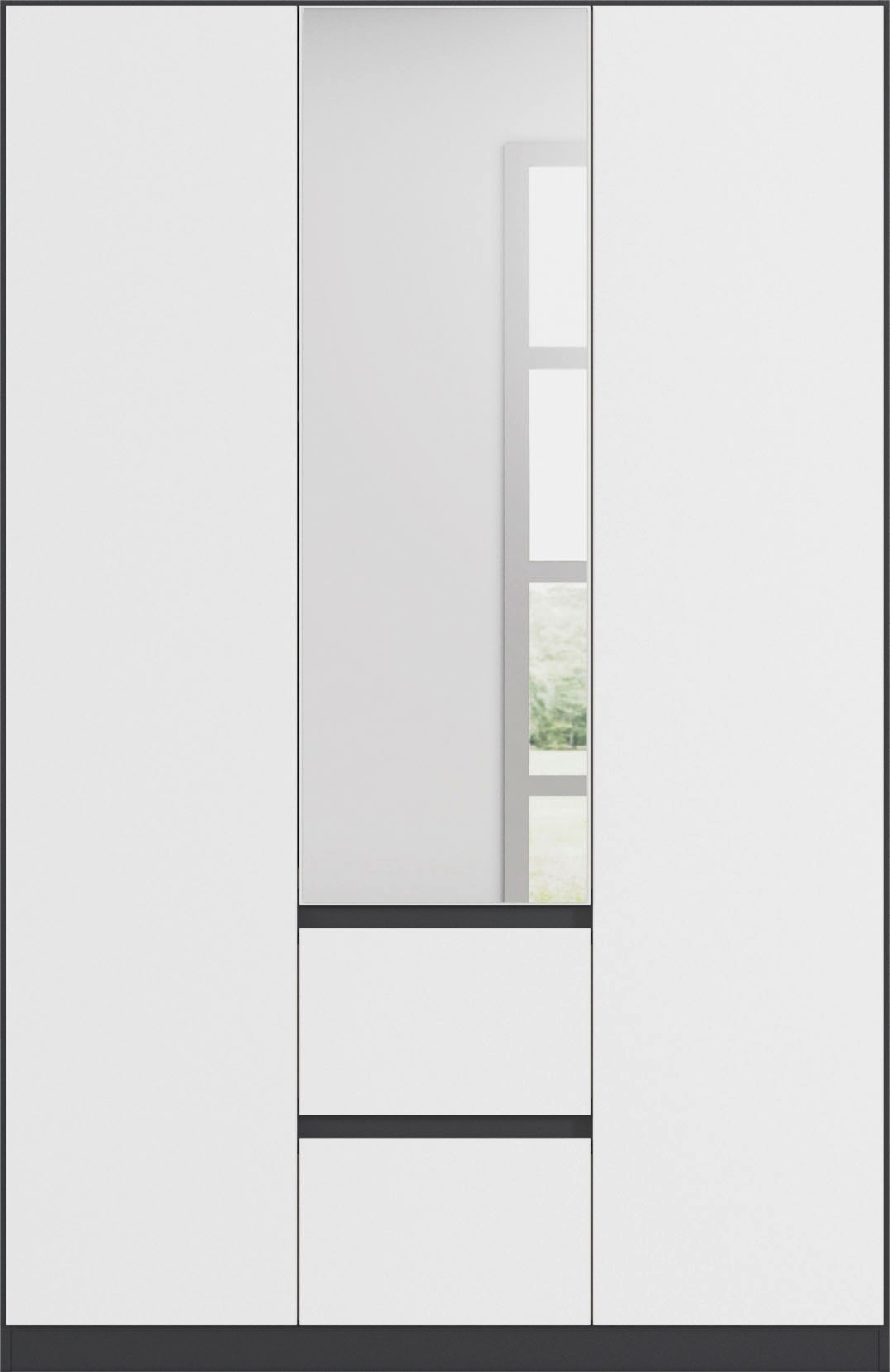 rauch Drehtürenschrank "Kleiderschrank Schrank mit Spiegel Garderobe Garder günstig online kaufen